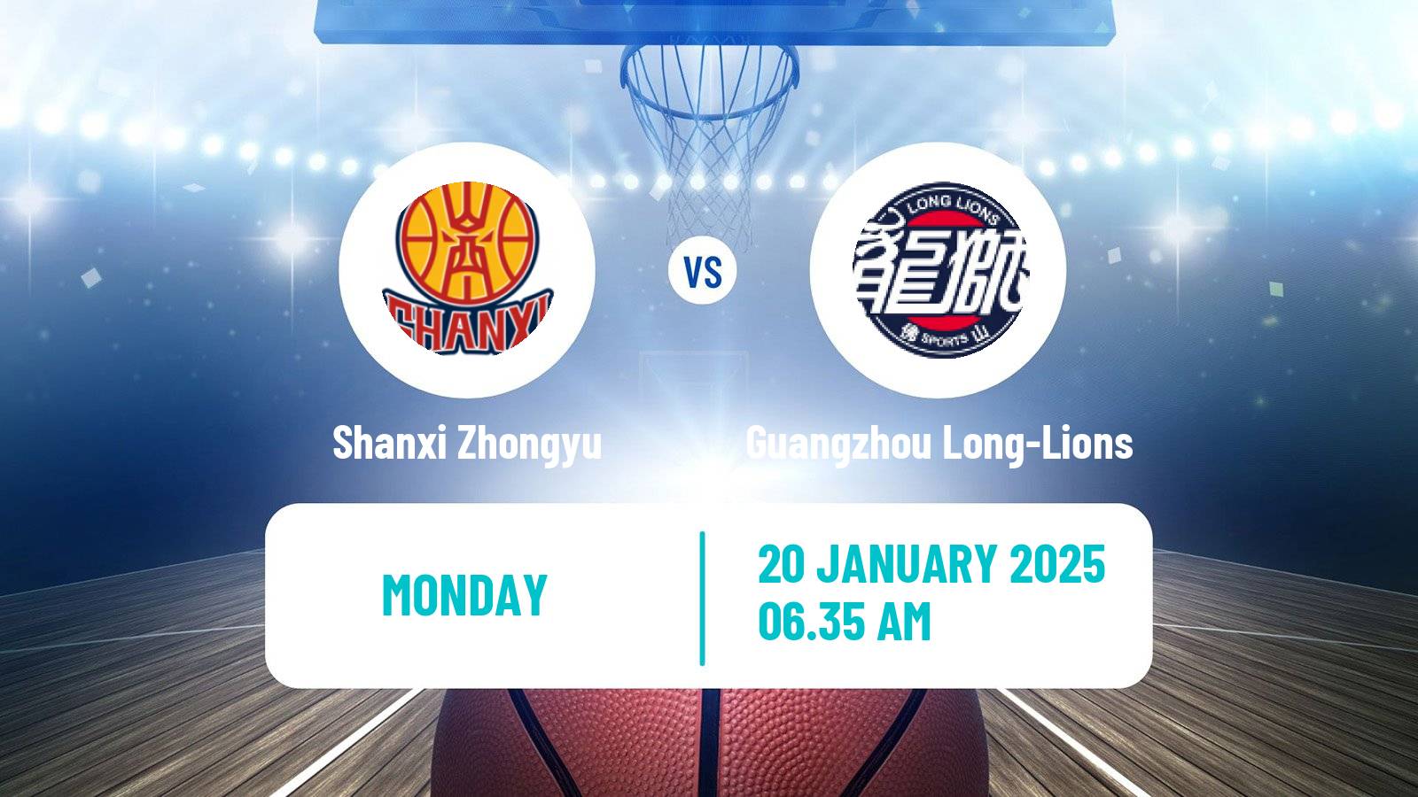 Basketball CBA Shanxi Zhongyu - Guangzhou Long-Lions