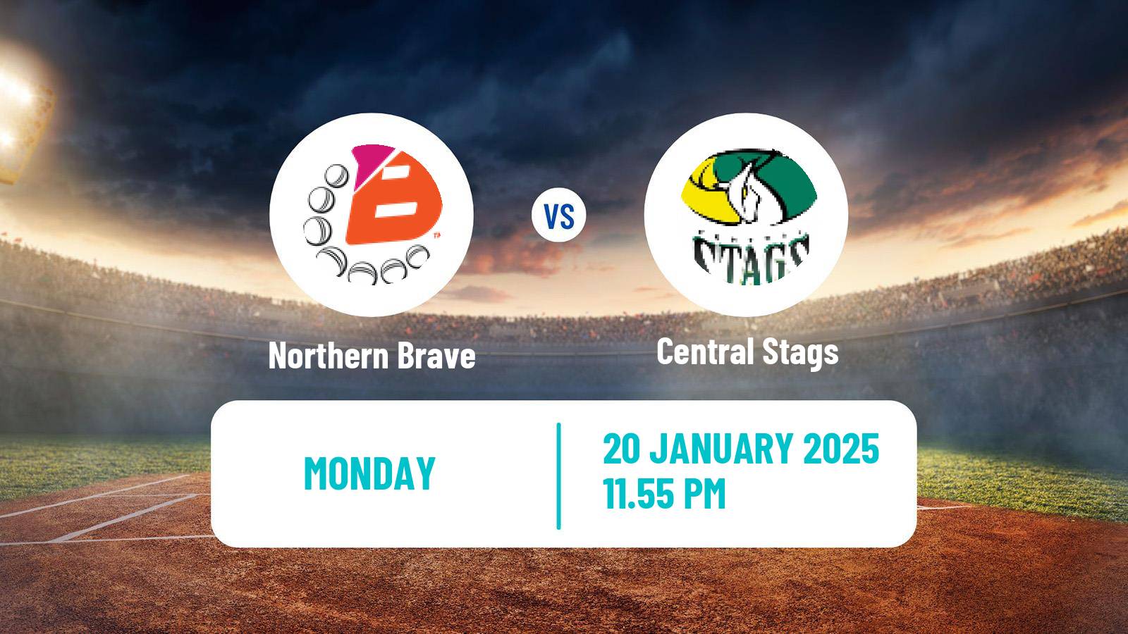 Cricket Super Smash Northern Brave - Central Stags