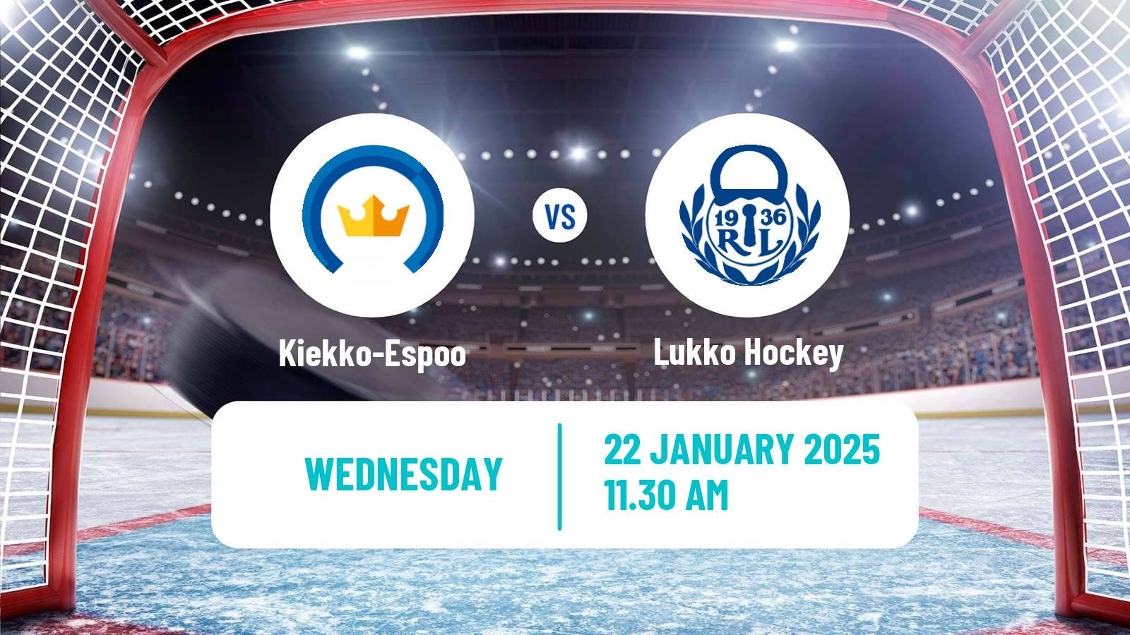 Hockey Finnish SM-liiga Kiekko-Espoo - Lukko