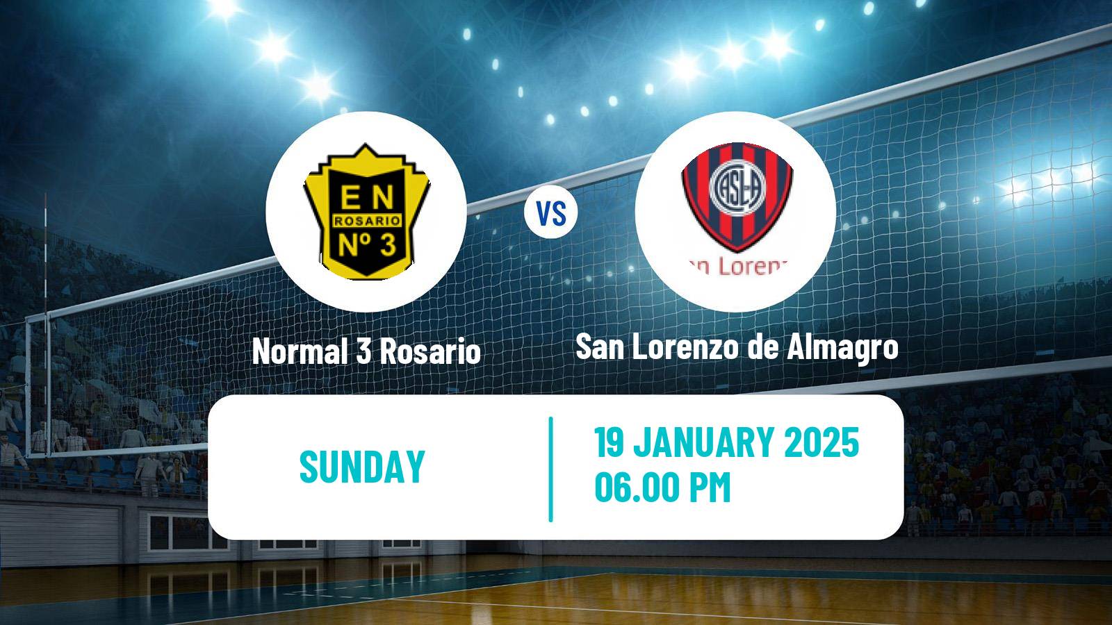 Volleyball Argentinian Liga Volleyball Women Normal 3 Rosario - San Lorenzo de Almagro