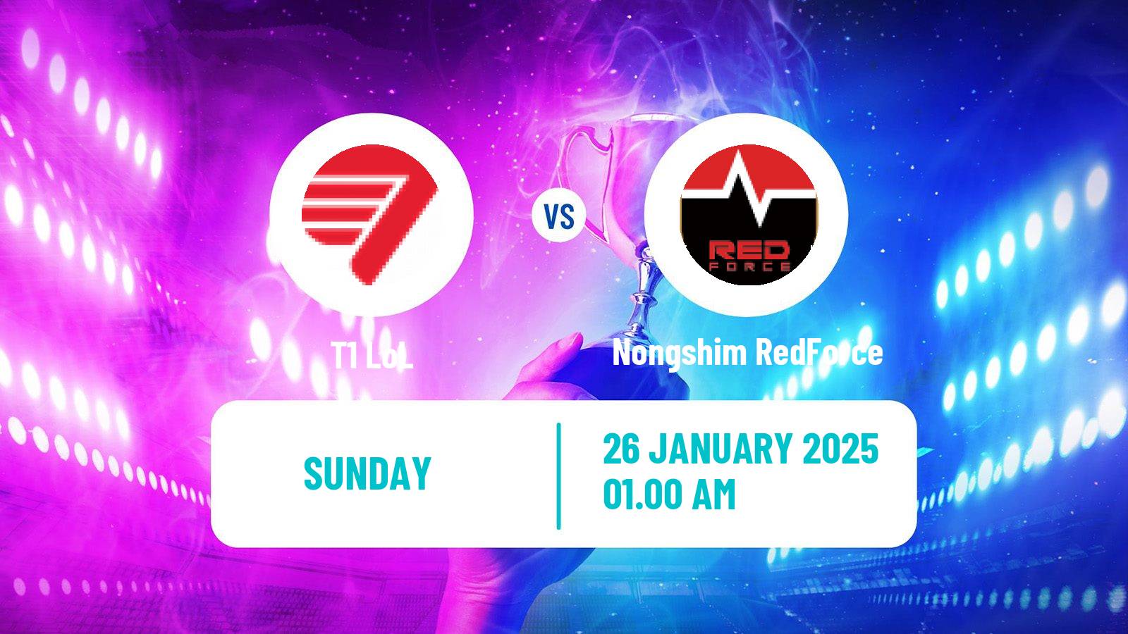 Esports League Of Legends Lck T1 - Nongshim RedForce