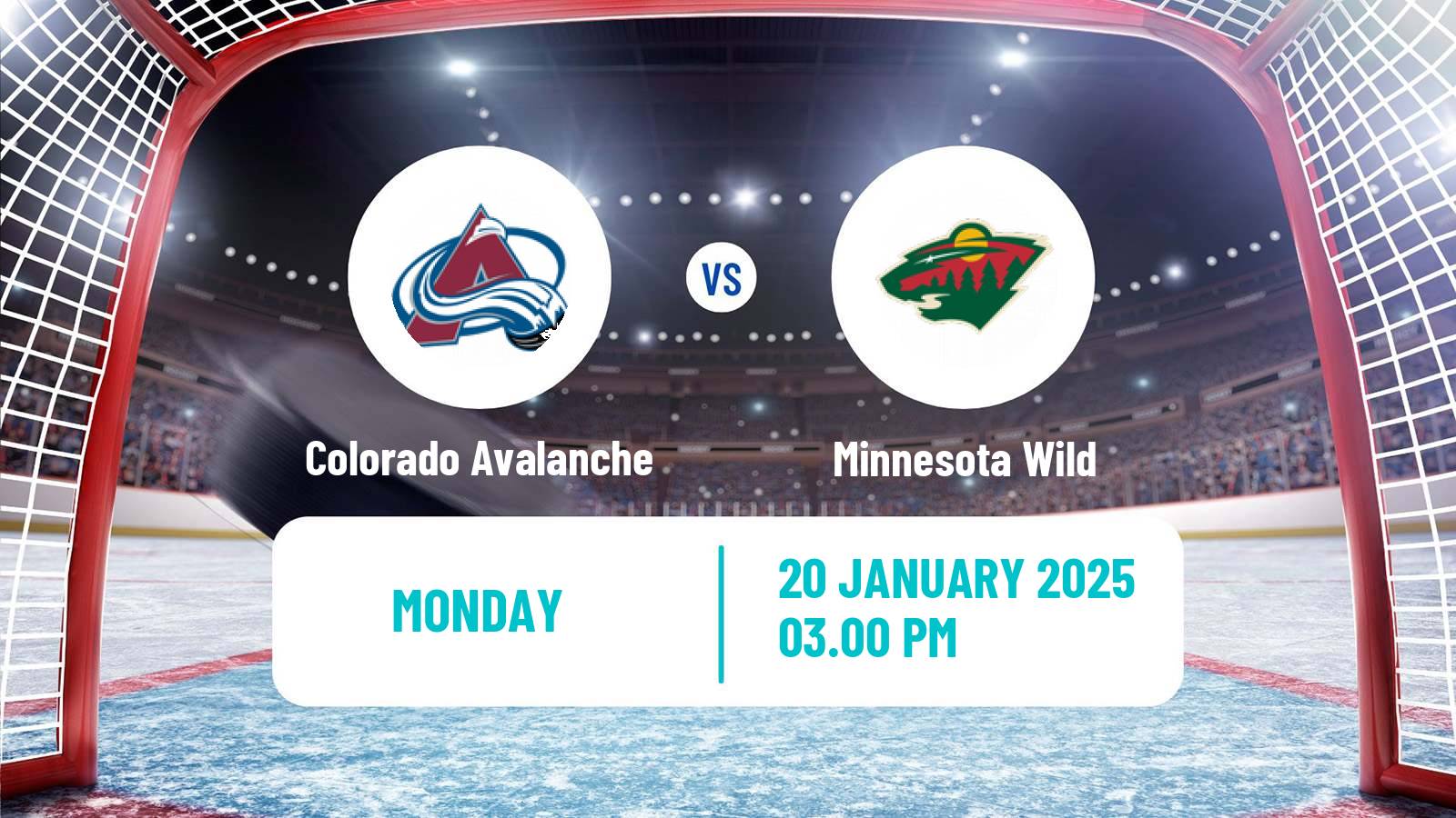 Hockey NHL Colorado Avalanche - Minnesota Wild