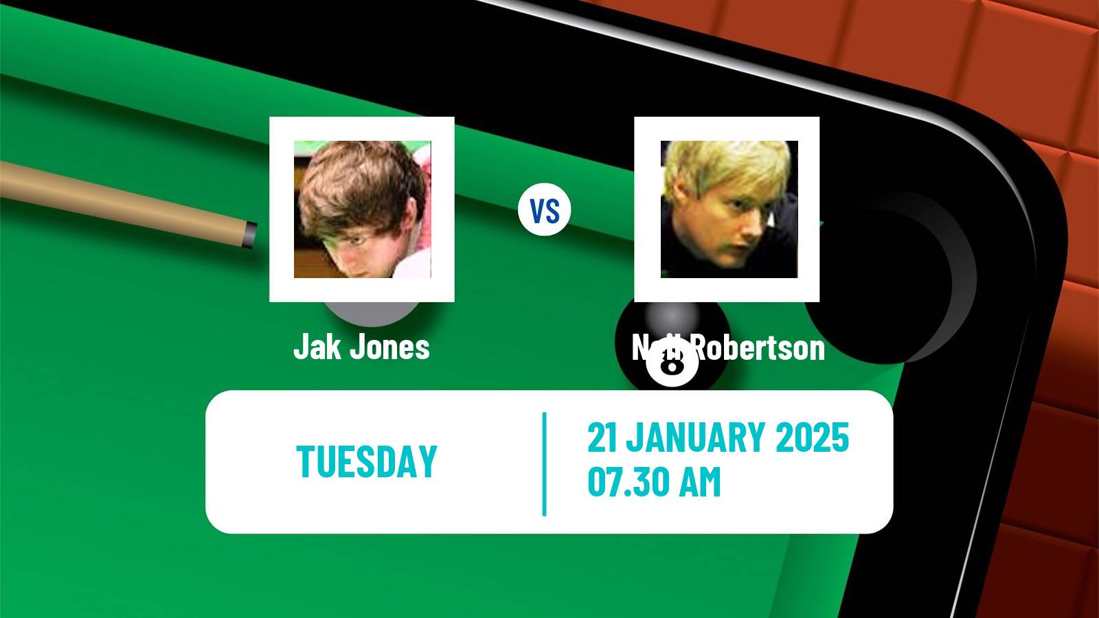 Snooker Championship League Jak Jones - Neil Robertson