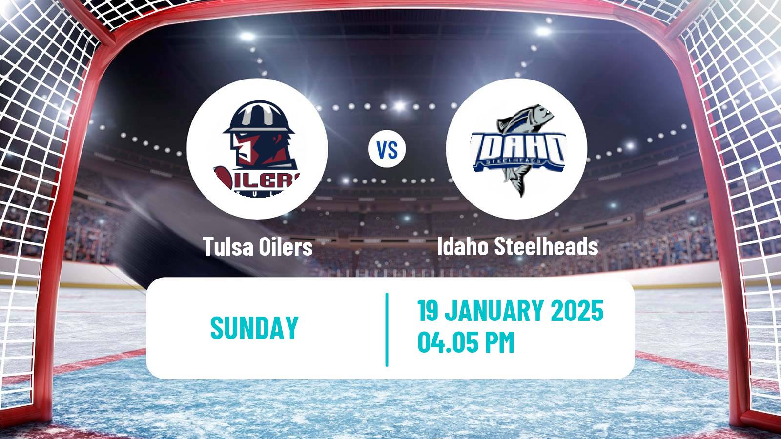 Hockey ECHL Tulsa Oilers - Idaho Steelheads