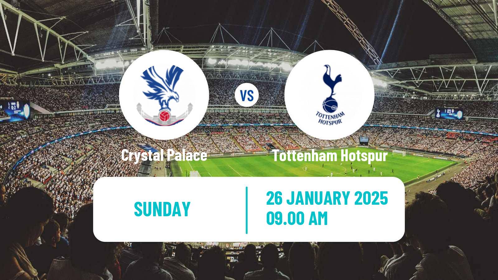 Soccer English WSL Crystal Palace - Tottenham Hotspur