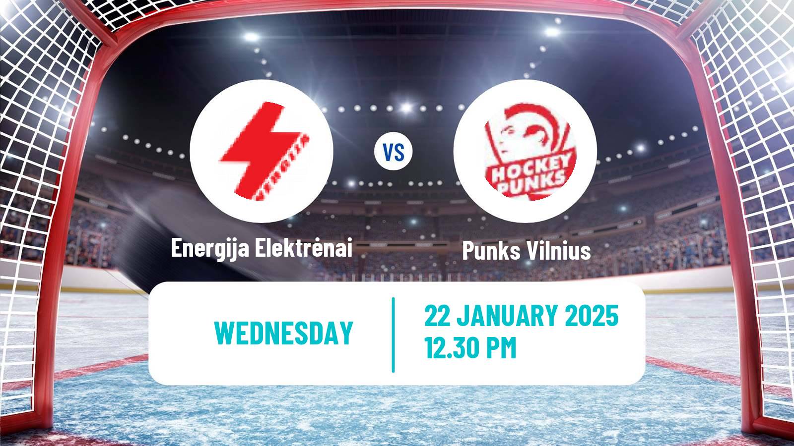 Hockey Latvian Hokeja Liga Energija Elektrėnai - Punks Vilnius