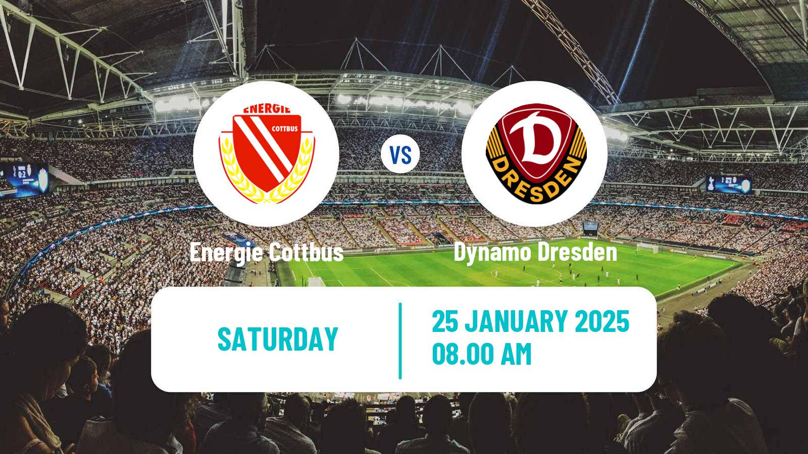 Soccer German 3 Bundesliga Energie Cottbus - Dynamo Dresden