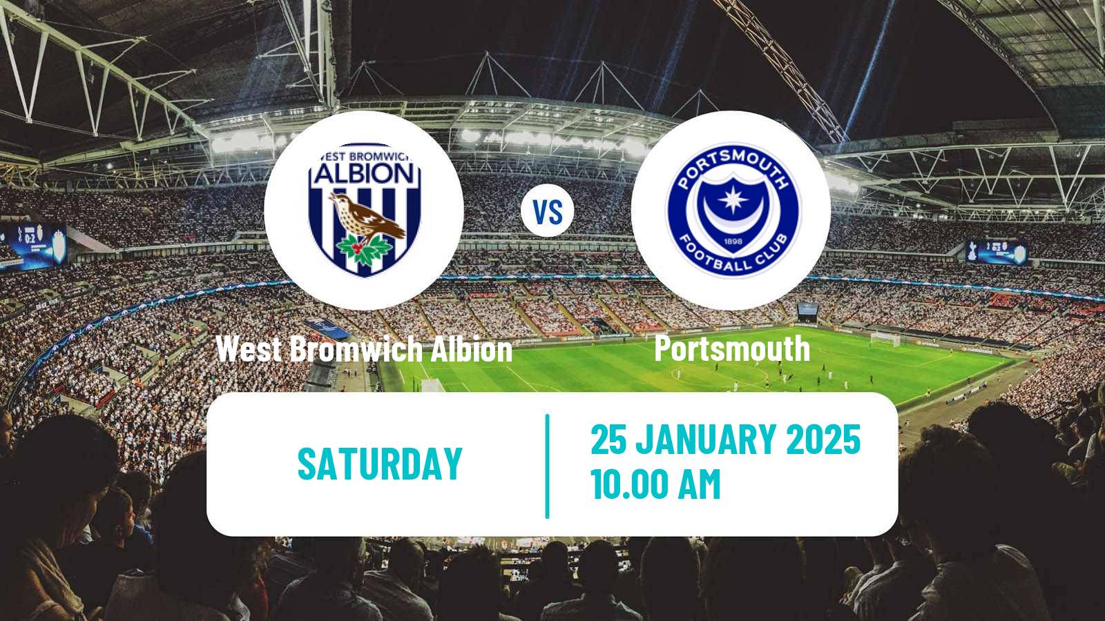 Soccer English League Championship West Bromwich Albion - Portsmouth