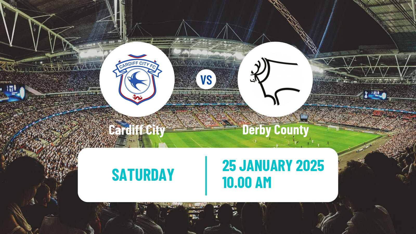 Soccer English League Championship Cardiff City - Derby County