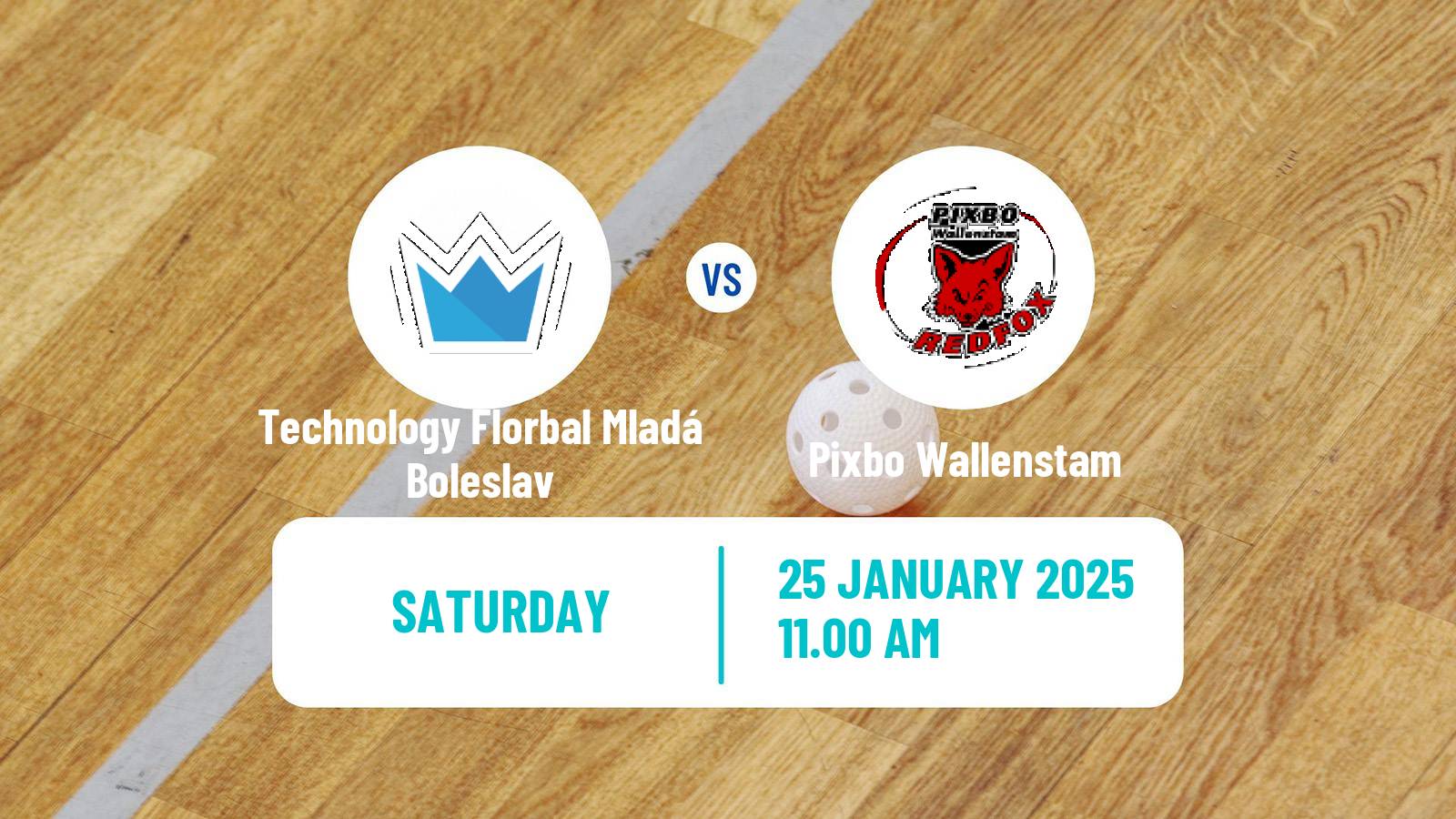 Floorball Champions Cup Floorball Technology Florbal Mladá Boleslav - Pixbo Wallenstam