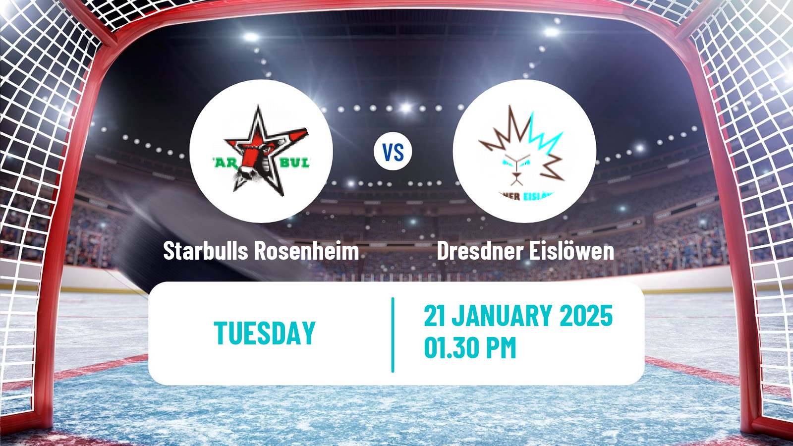 Hockey German DEL2 Starbulls Rosenheim - Dresdner Eislöwen