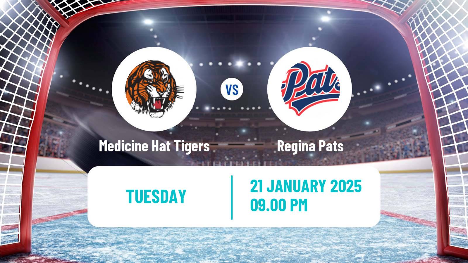 Hockey WHL Medicine Hat Tigers - Regina Pats