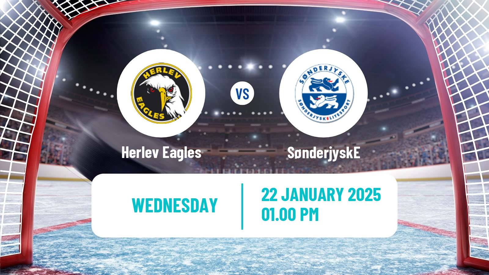 Hockey Danish Ishockey Ligaen Herlev Eagles - SønderjyskE