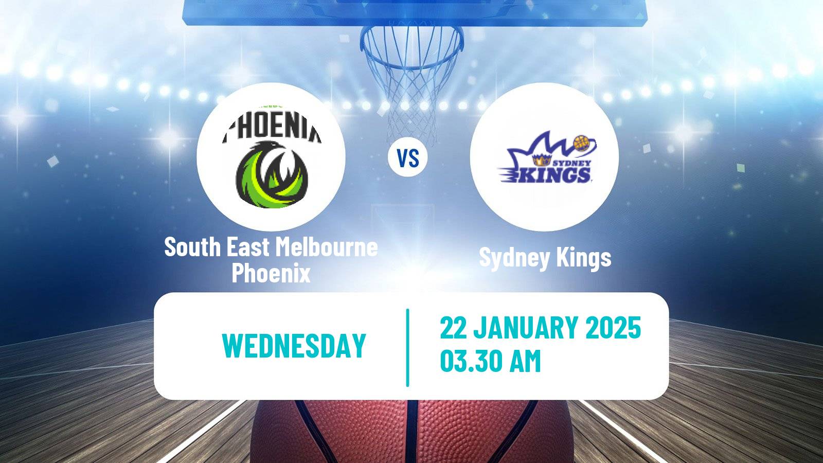 Basketball Australian NBL South East Melbourne Phoenix - Sydney Kings