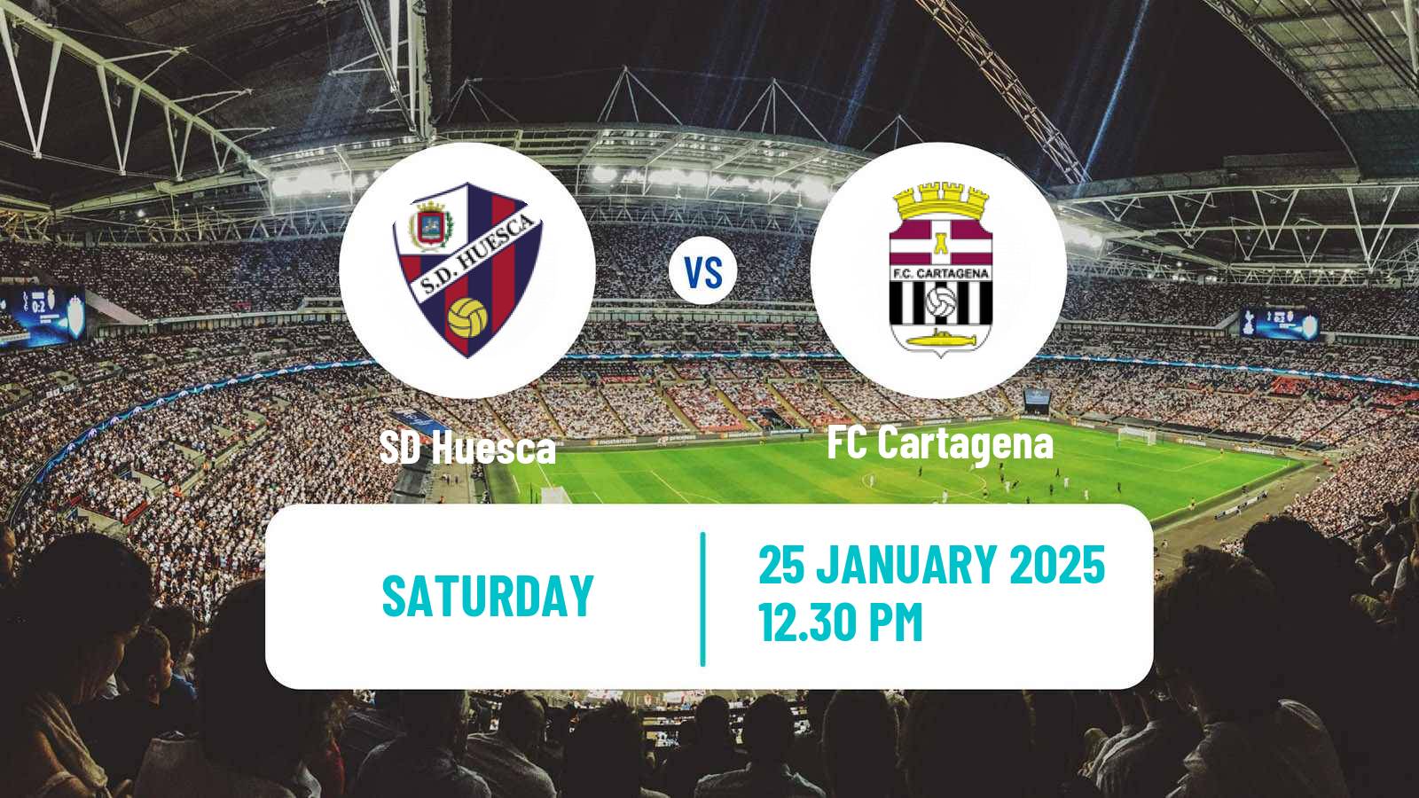 Soccer Spanish LaLiga2 Huesca - Cartagena