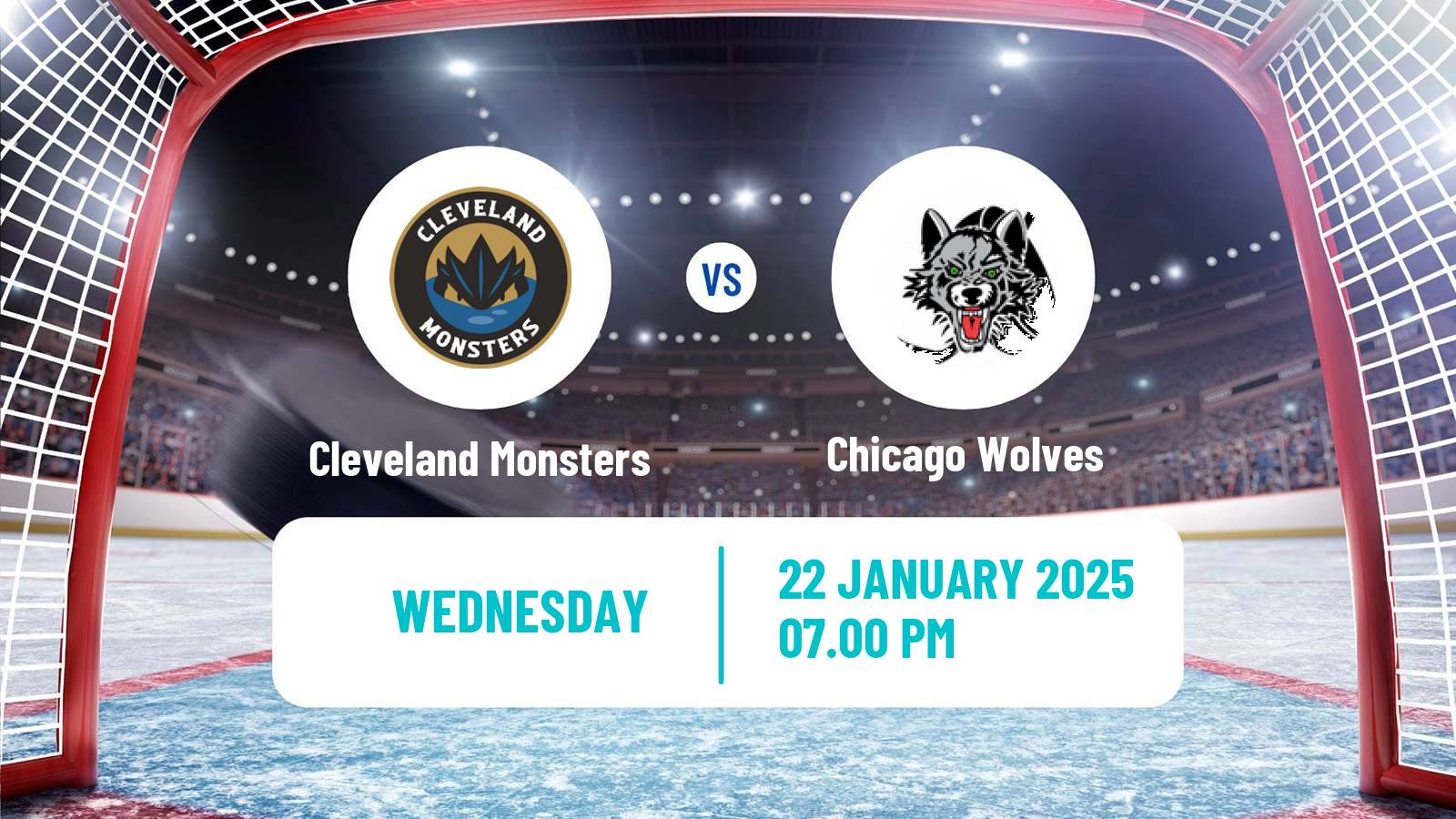 Hockey AHL Cleveland Monsters - Chicago Wolves