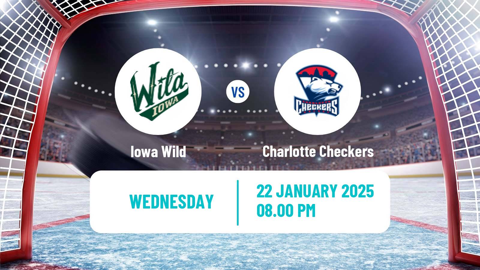 Hockey AHL Iowa Wild - Charlotte Checkers