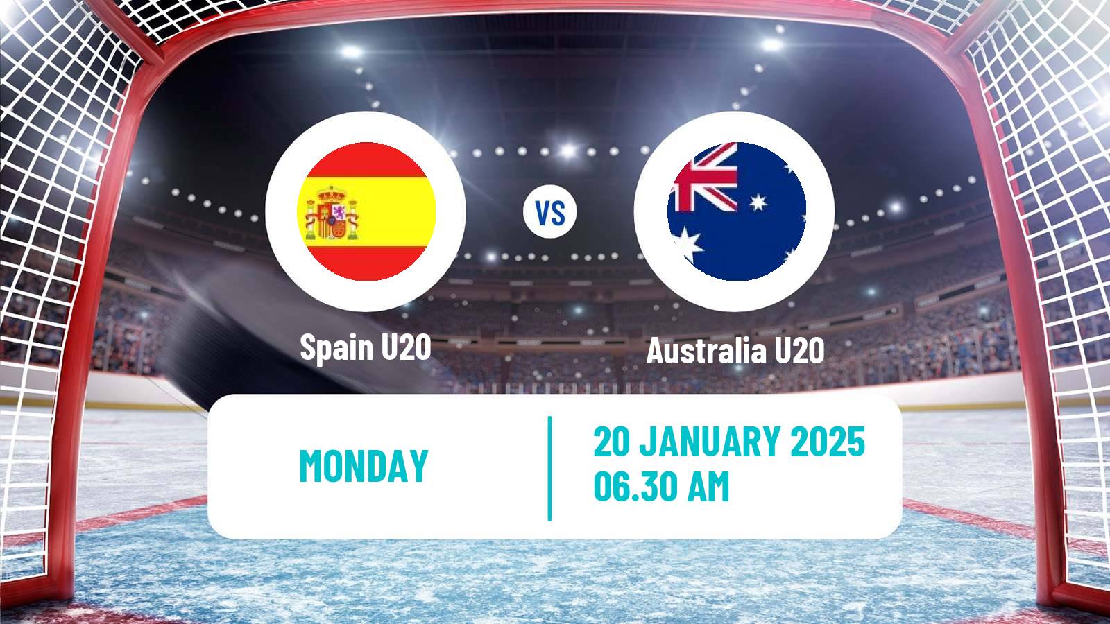 Hockey IIHF World U20 Championship IIB Spain U20 - Australia U20