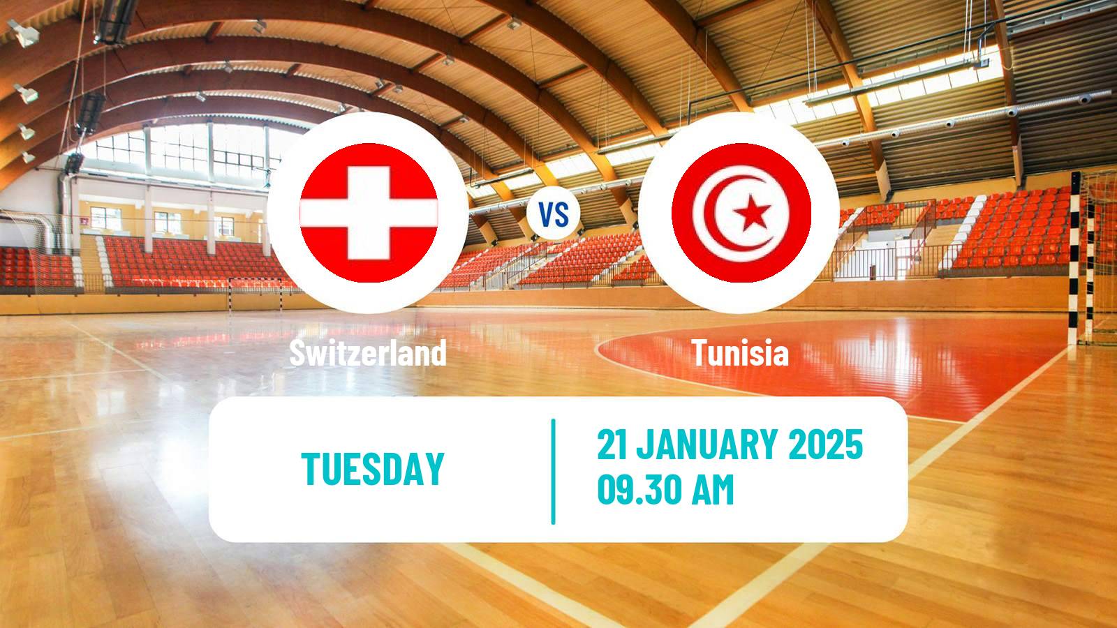 Handball Handball World Championship Switzerland - Tunisia