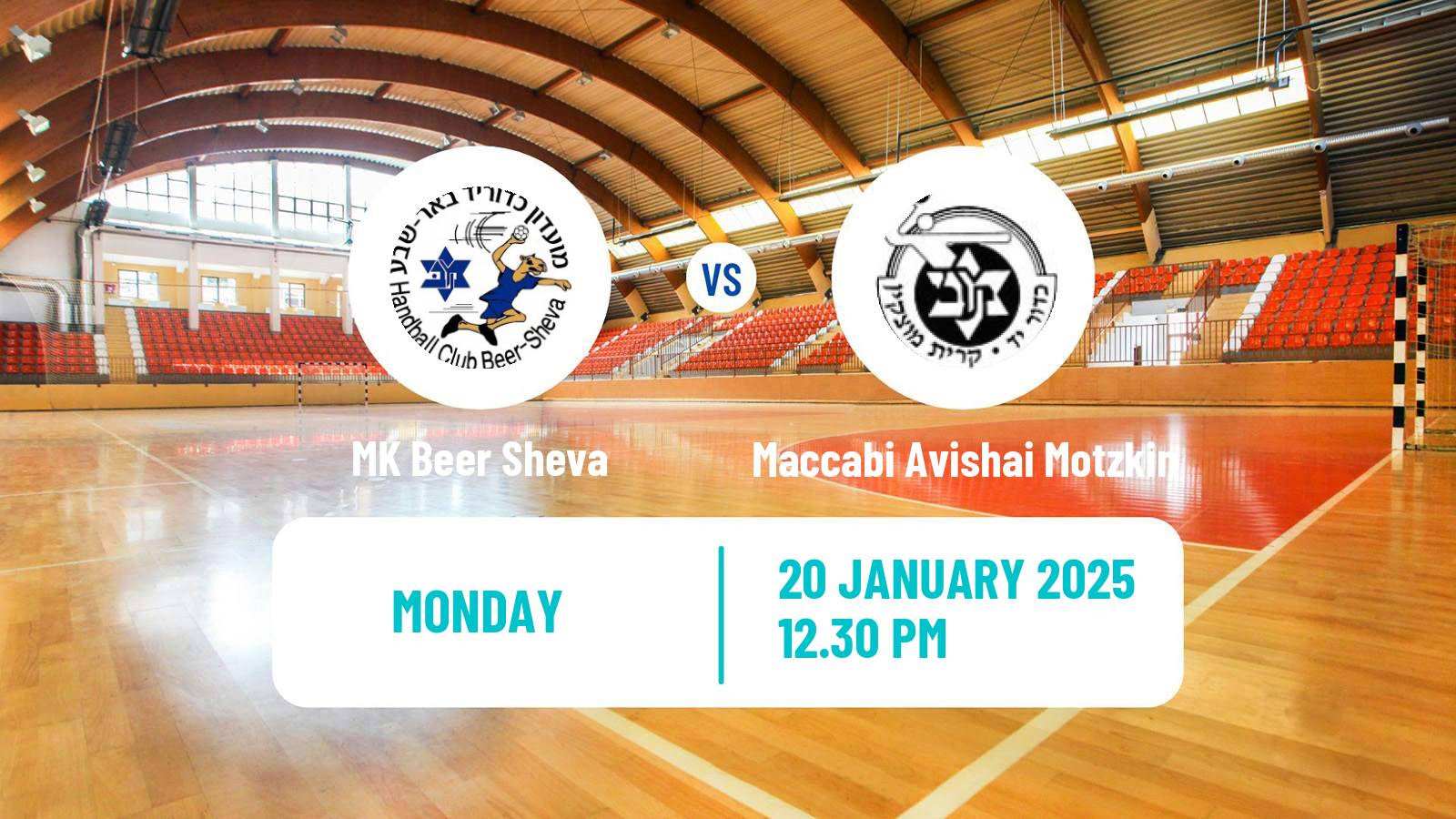 Handball Israeli Division 1 Handball MK Beer Sheva - Maccabi Avishai Motzkin