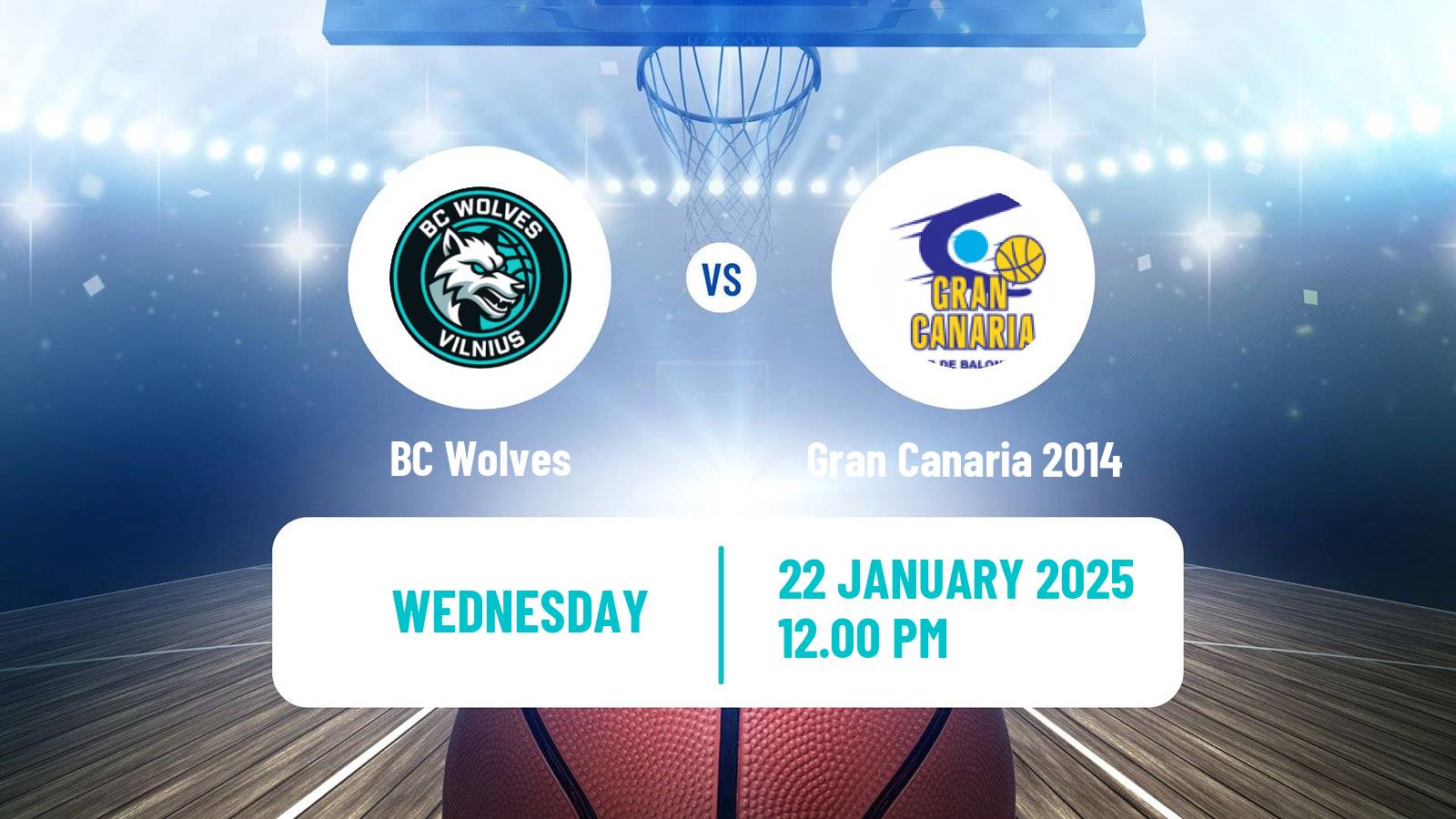 Basketball Eurocup BC Wolves - Gran Canaria 2014