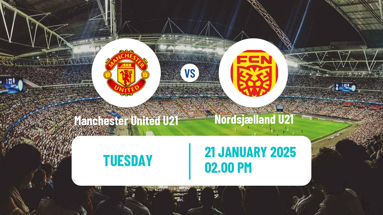 Soccer English Premier League International Cup Manchester United U21 - Nordsjælland U21