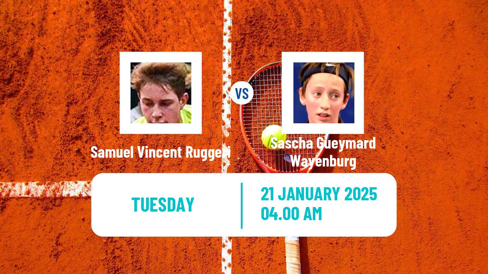 Tennis Quimper Challenger Men Samuel Vincent Ruggeri - Sascha Gueymard Wayenburg