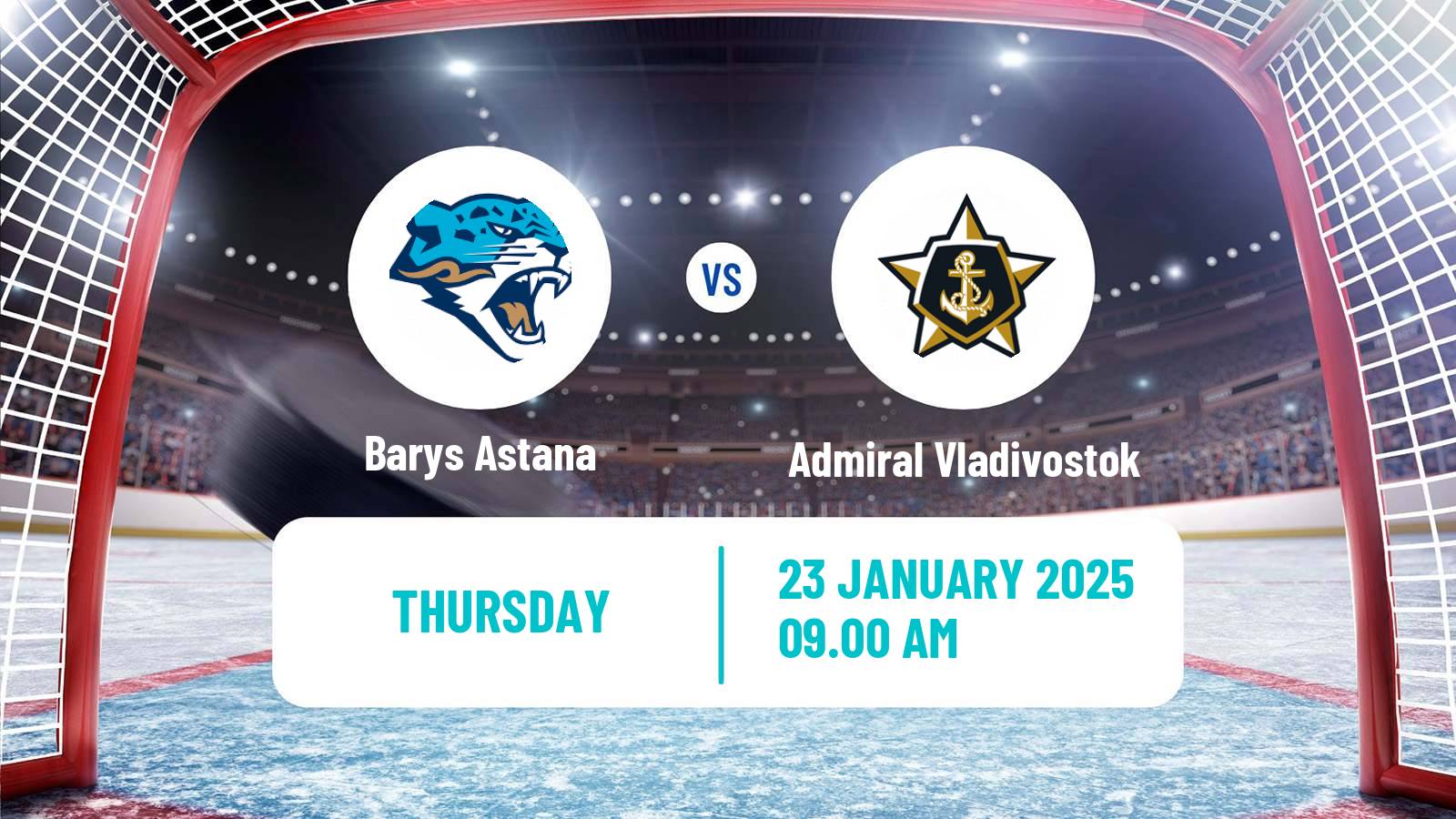 Hockey KHL Barys Astana - Admiral Vladivostok