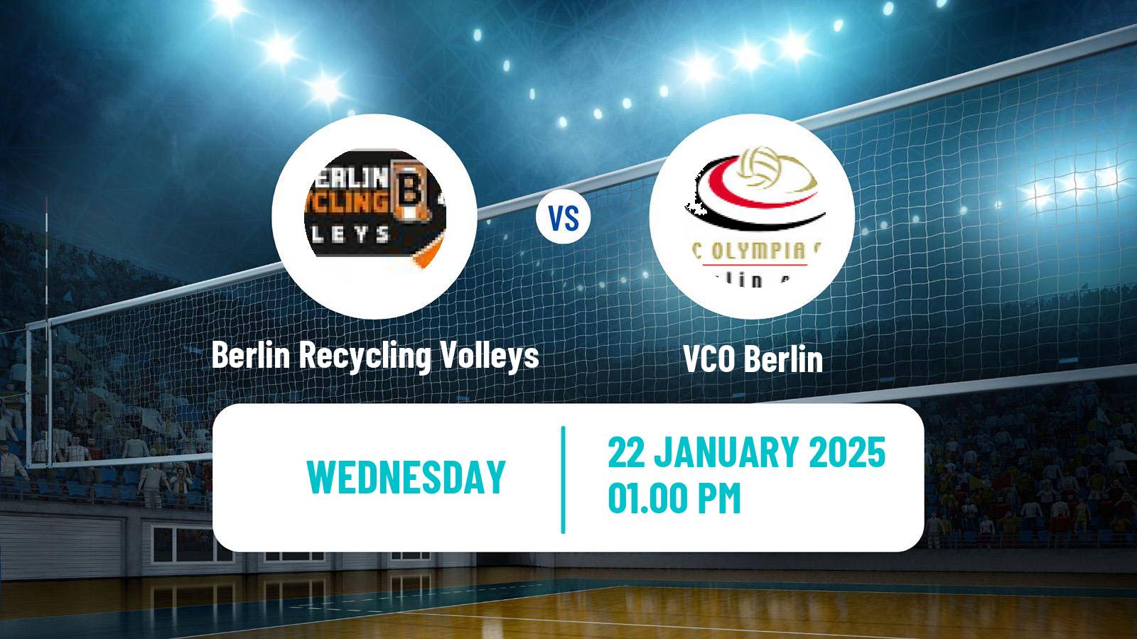 Volleyball German Bundesliga Volleyball Berlin Recycling Volleys - VCO Berlin