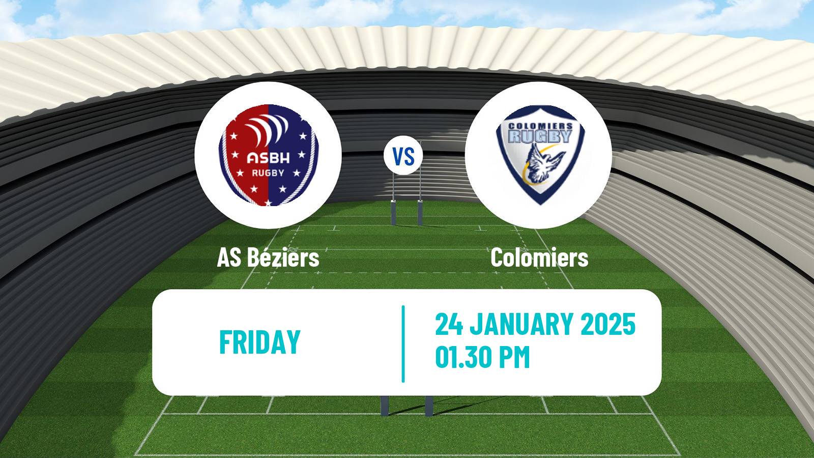 Rugby union French Pro D2 Béziers - Colomiers