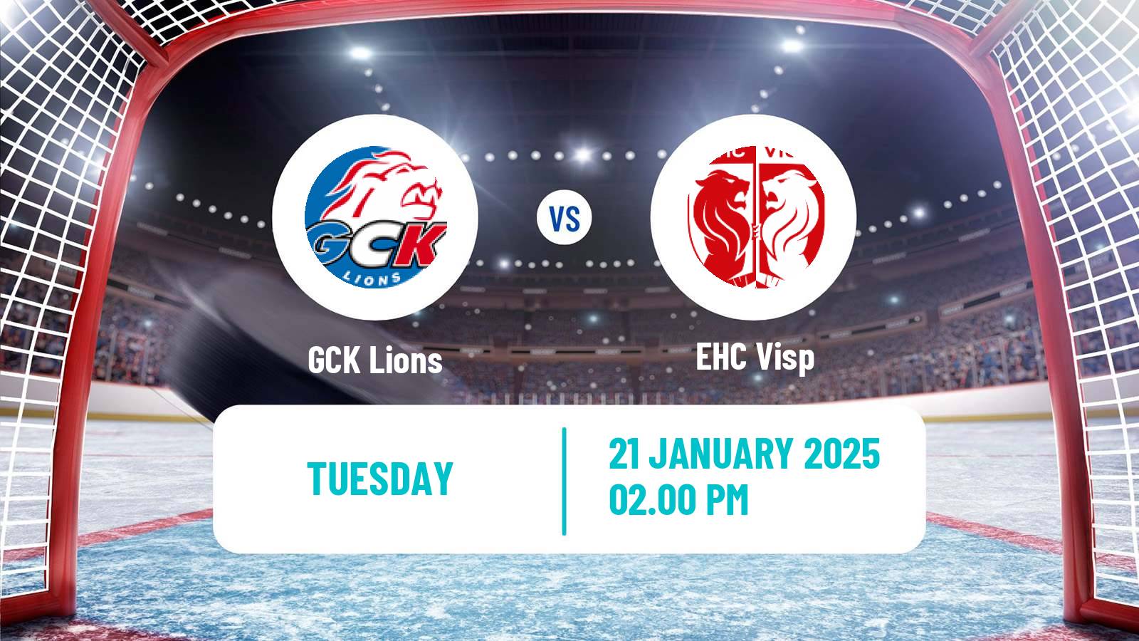 Hockey Swiss League Hockey GCK Lions - Visp