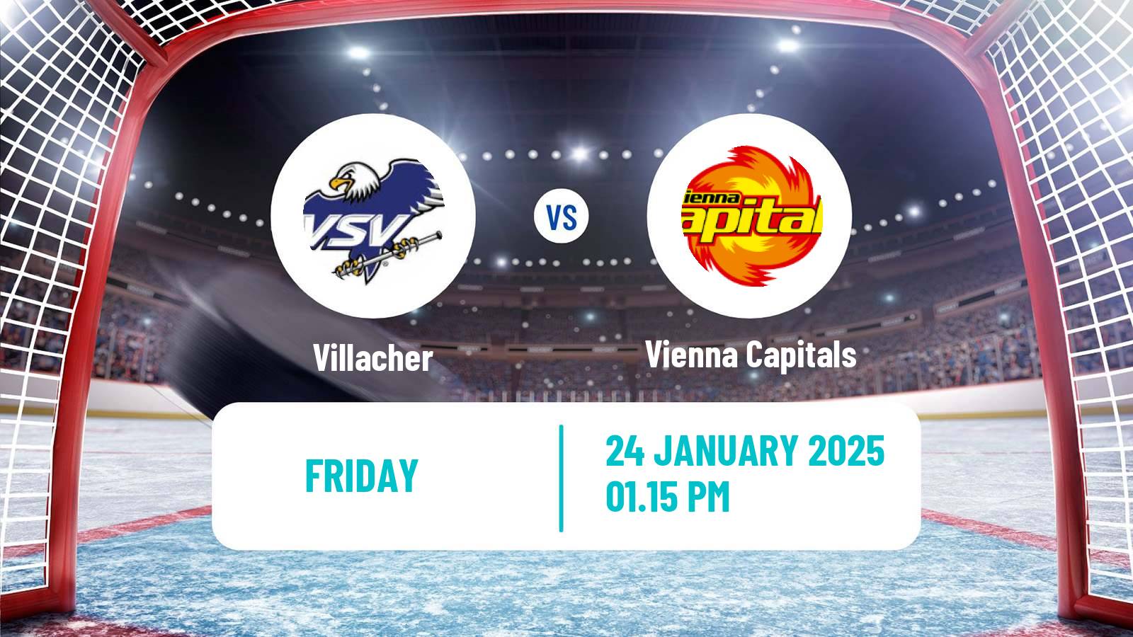 Hockey Austrian Ice Hockey League Villacher - Vienna Capitals