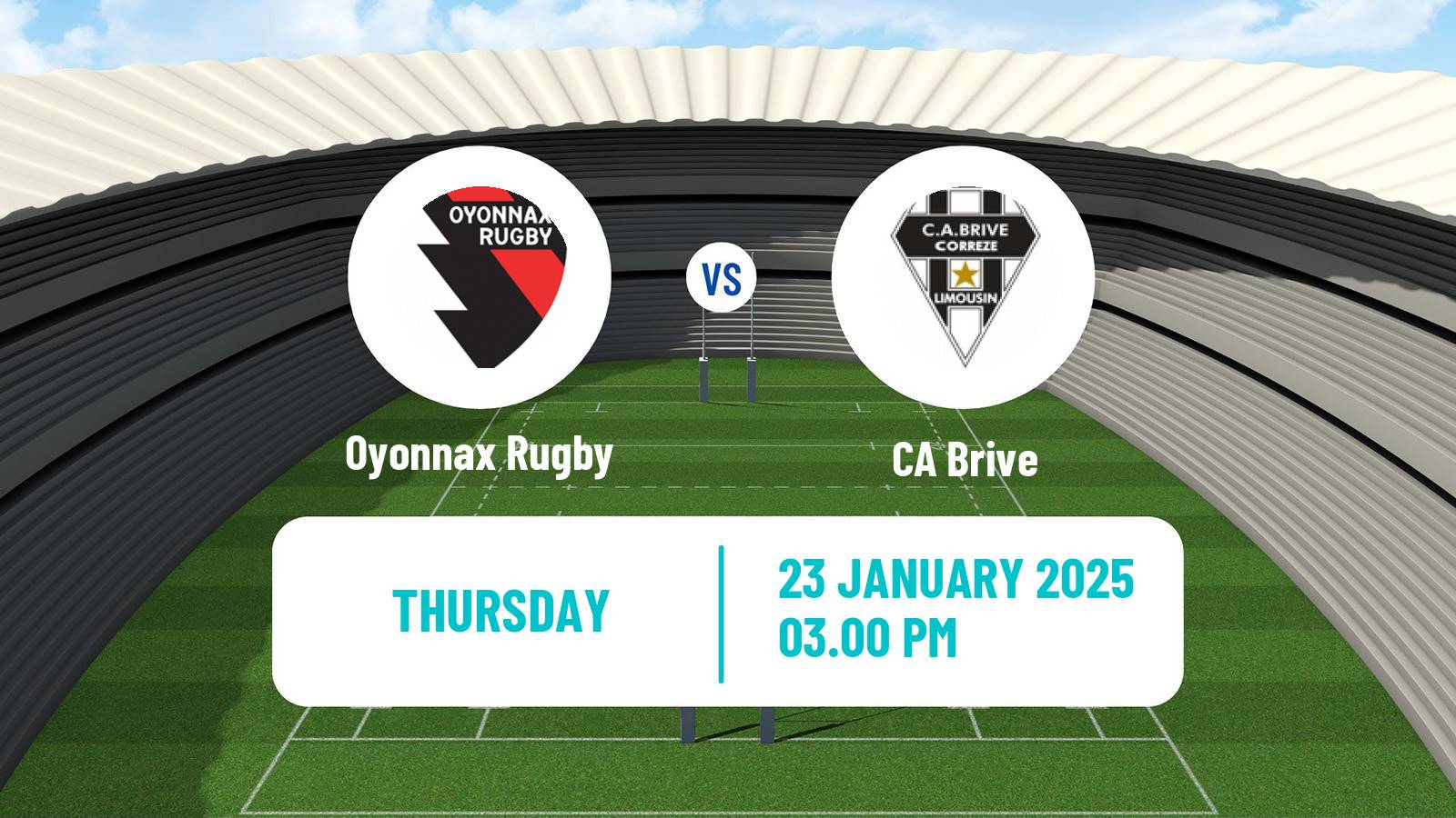 Rugby union French Pro D2 Oyonnax Rugby - Brive