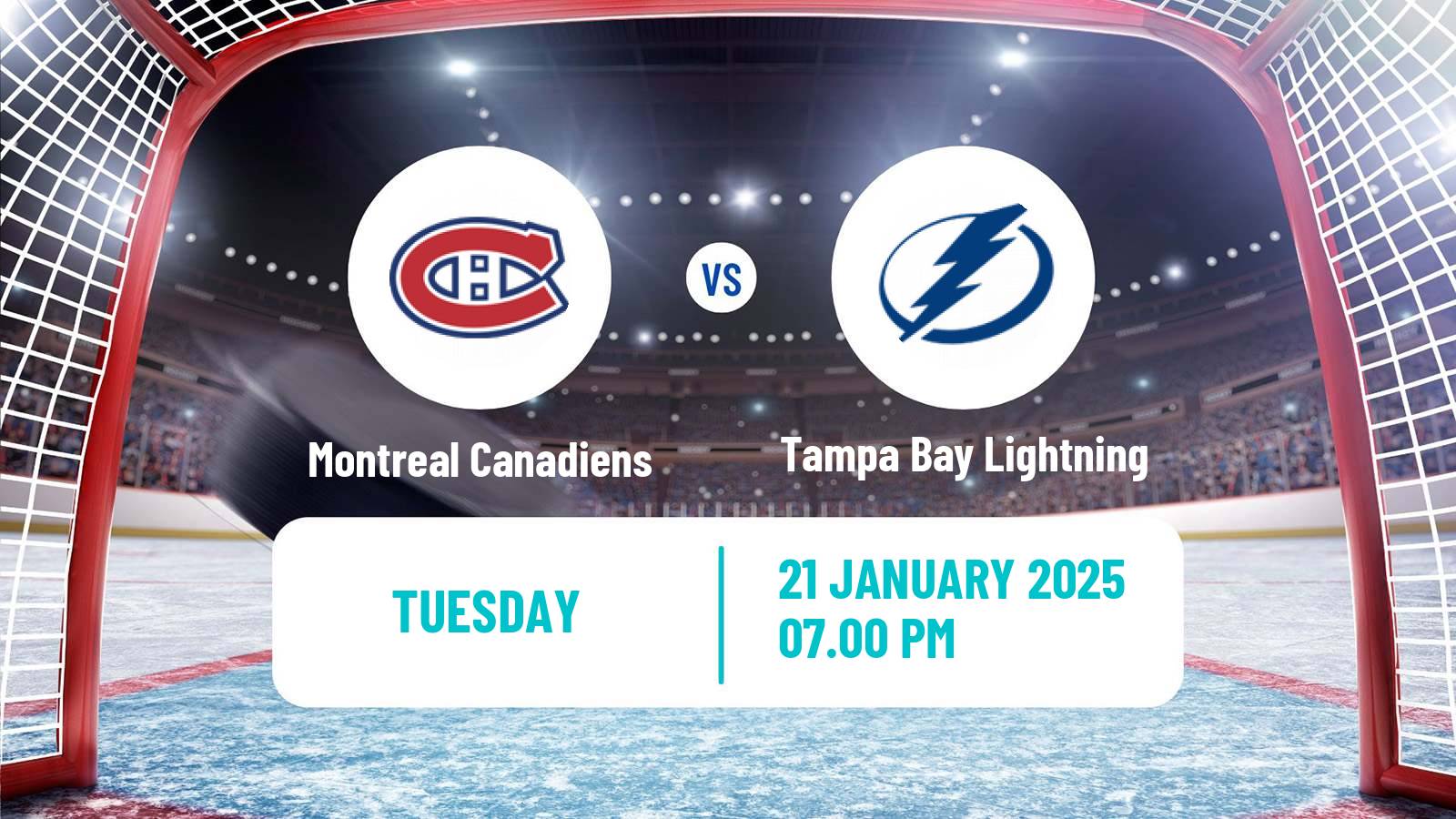 Hockey NHL Montreal Canadiens - Tampa Bay Lightning