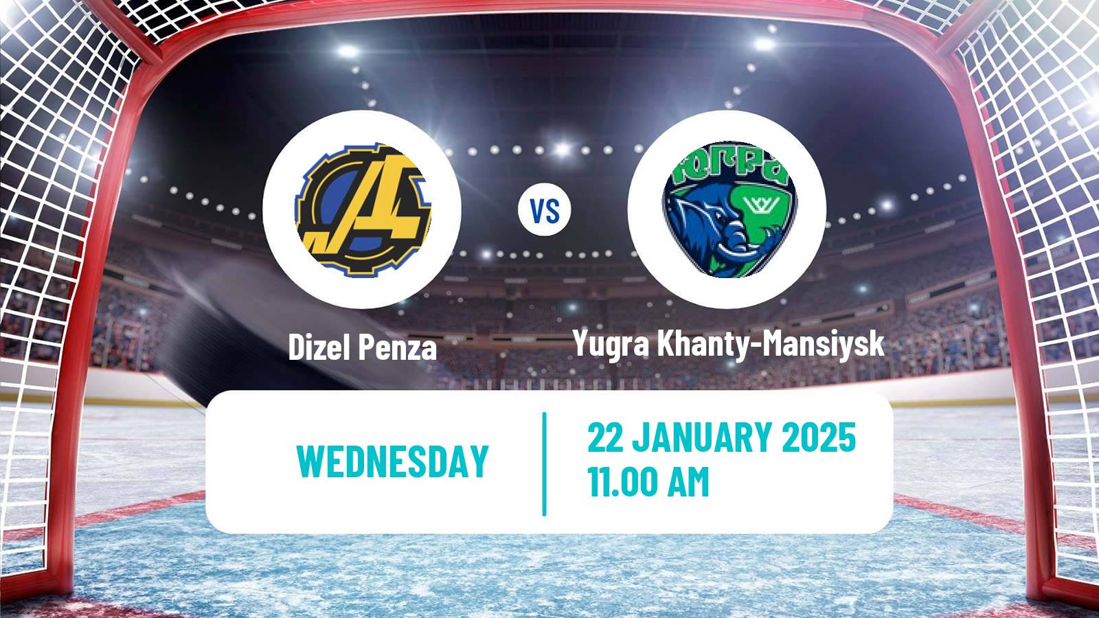 Hockey VHL Dizel Penza - Yugra Khanty-Mansiysk