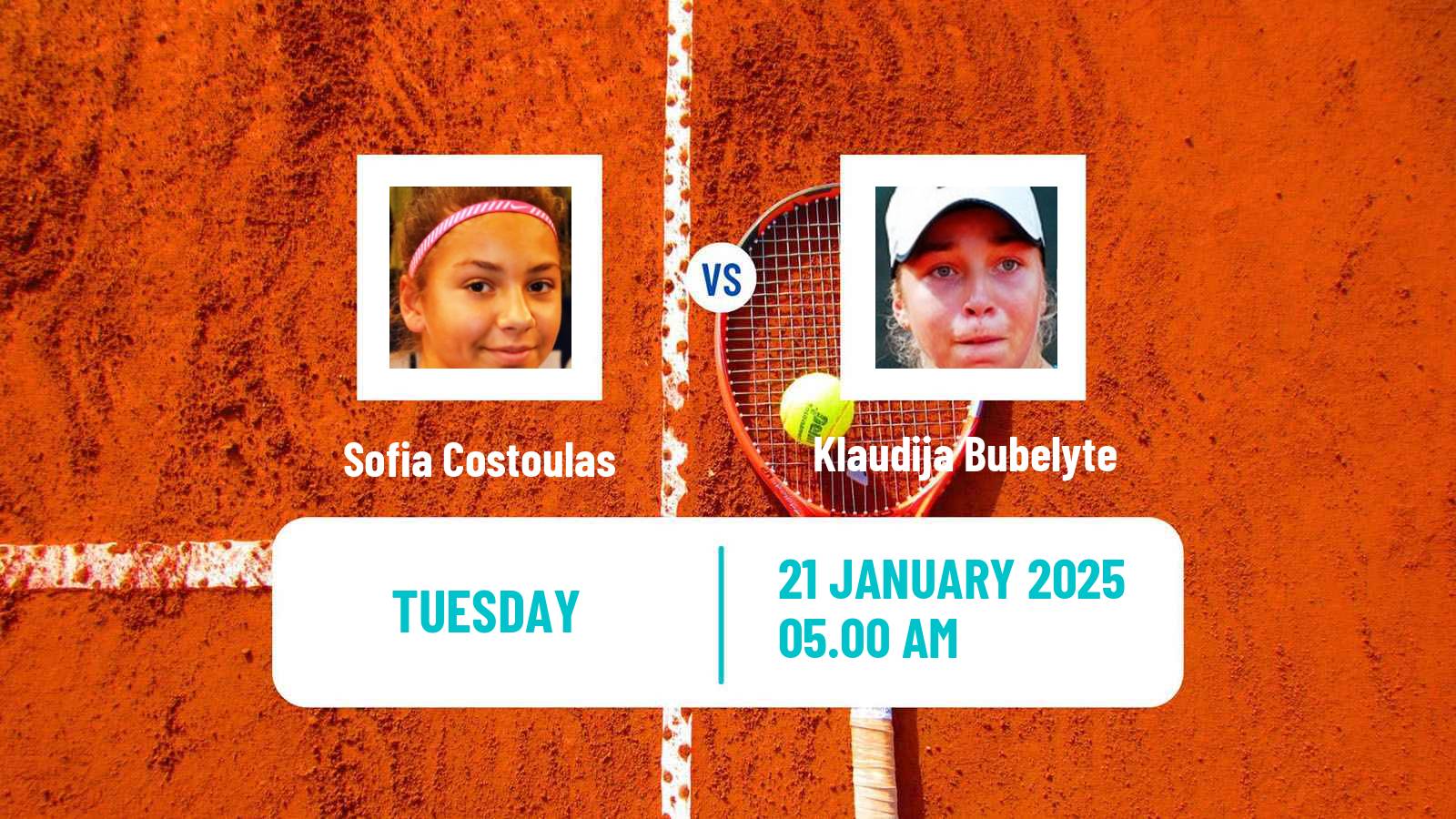 Tennis ITF W35 Sunderland Women Sofia Costoulas - Klaudija Bubelyte