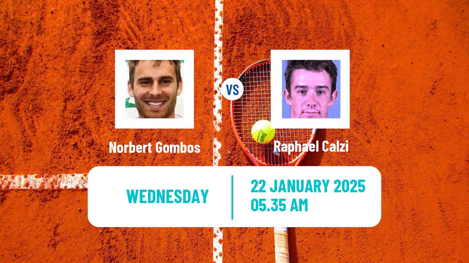 Tennis ITF M25 Esch Alzette Men Norbert Gombos - Raphael Calzi