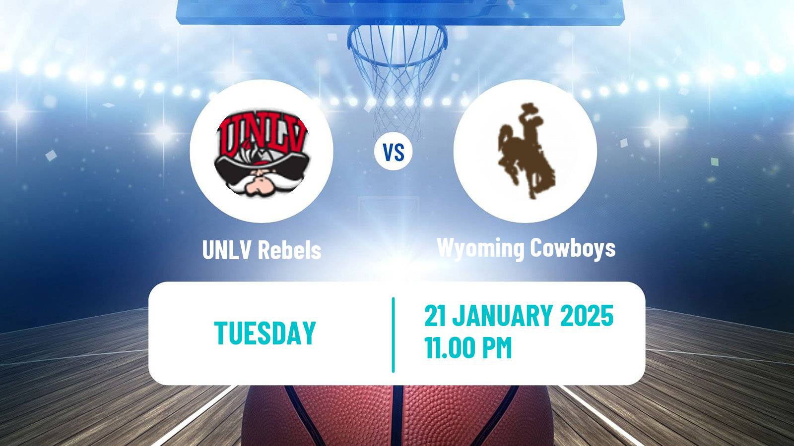 Basketball NCAA College Basketball UNLV Rebels - Wyoming Cowboys