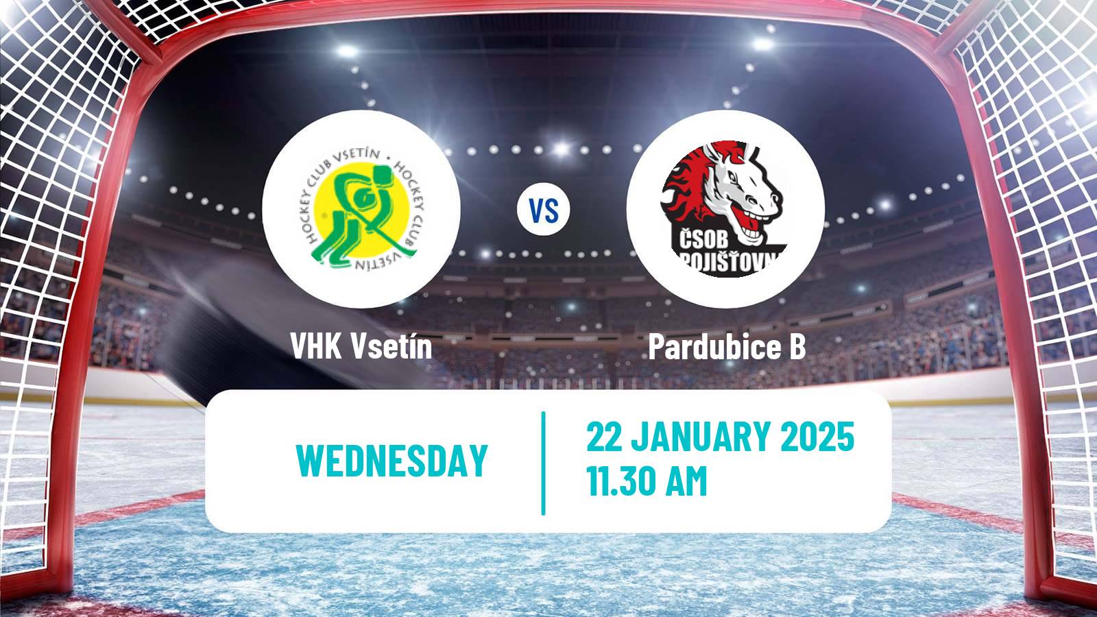 Hockey Czech Chance Liga Vsetín - Pardubice B