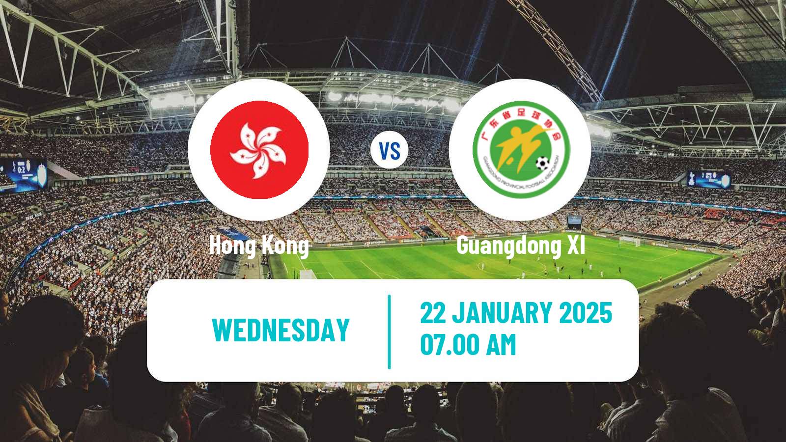 Soccer Guangdong Hong Kong Cup Hong Kong - Guangdong XI