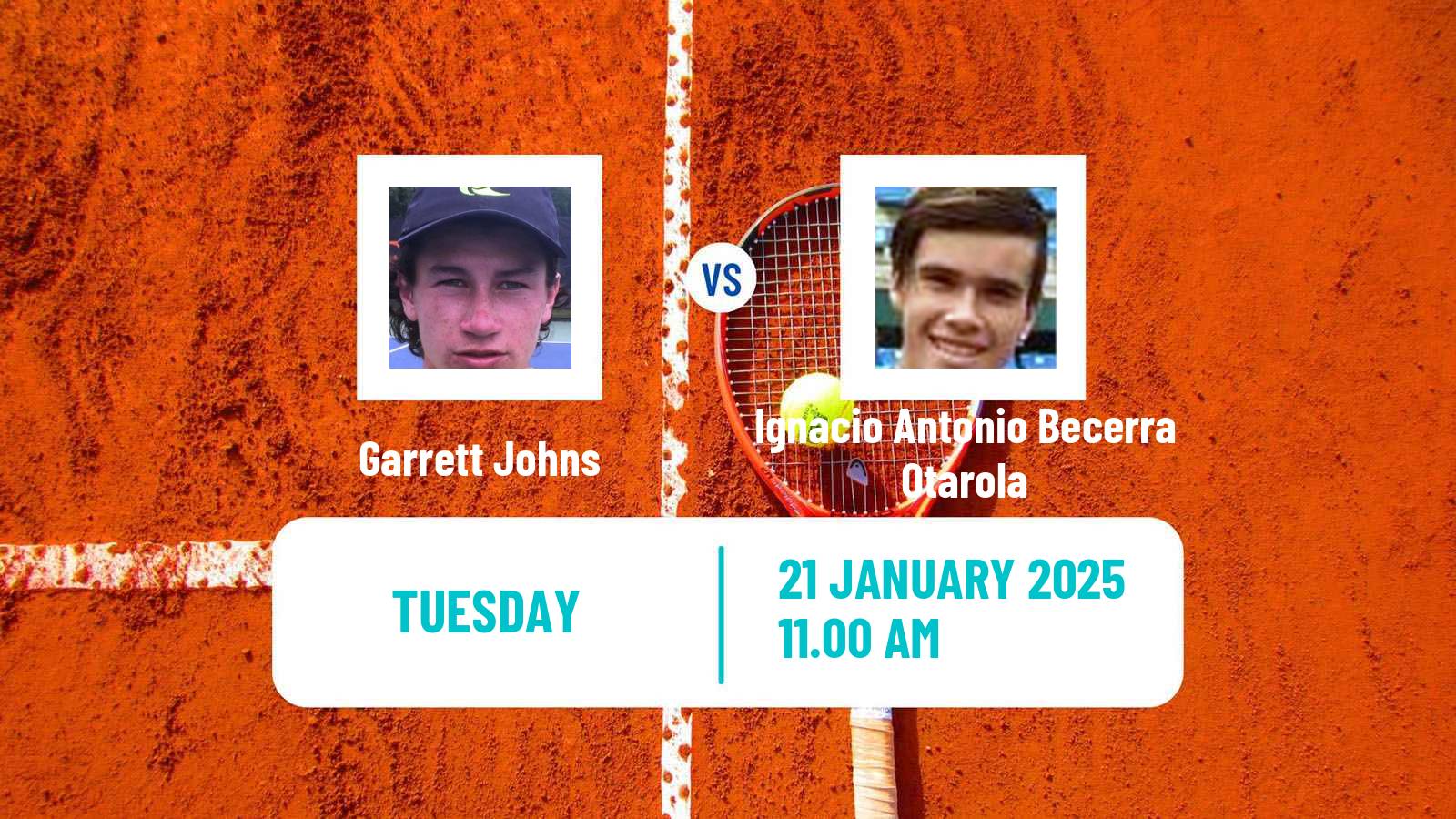 Tennis ITF M15 Santiago 2 Men Garrett Johns - Ignacio Antonio Becerra Otarola