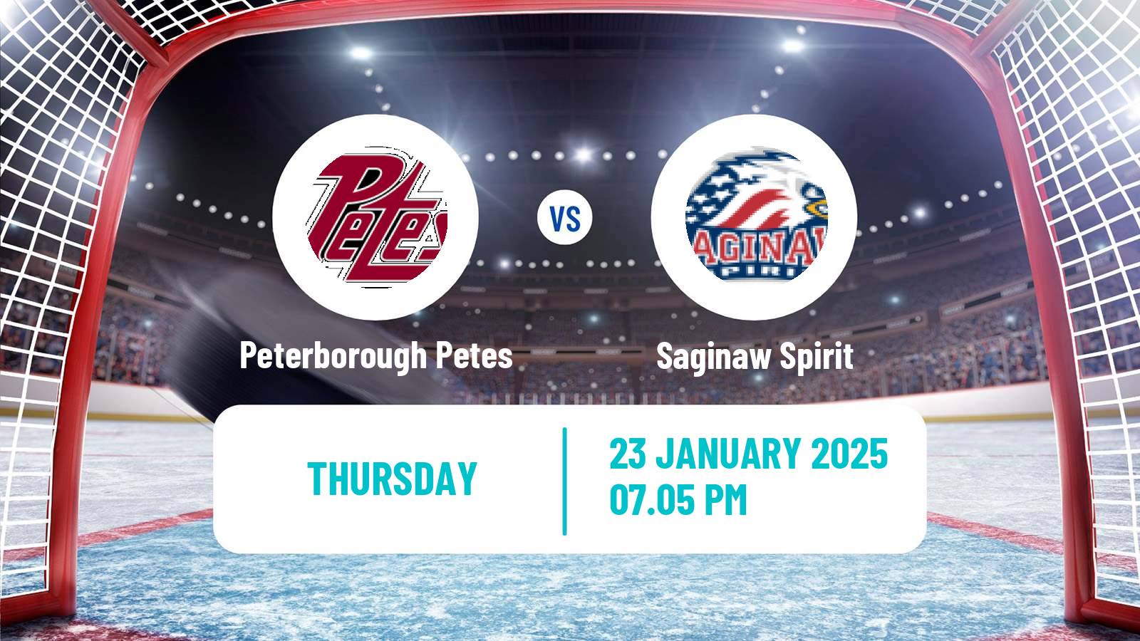 Hockey OHL Peterborough Petes - Saginaw Spirit