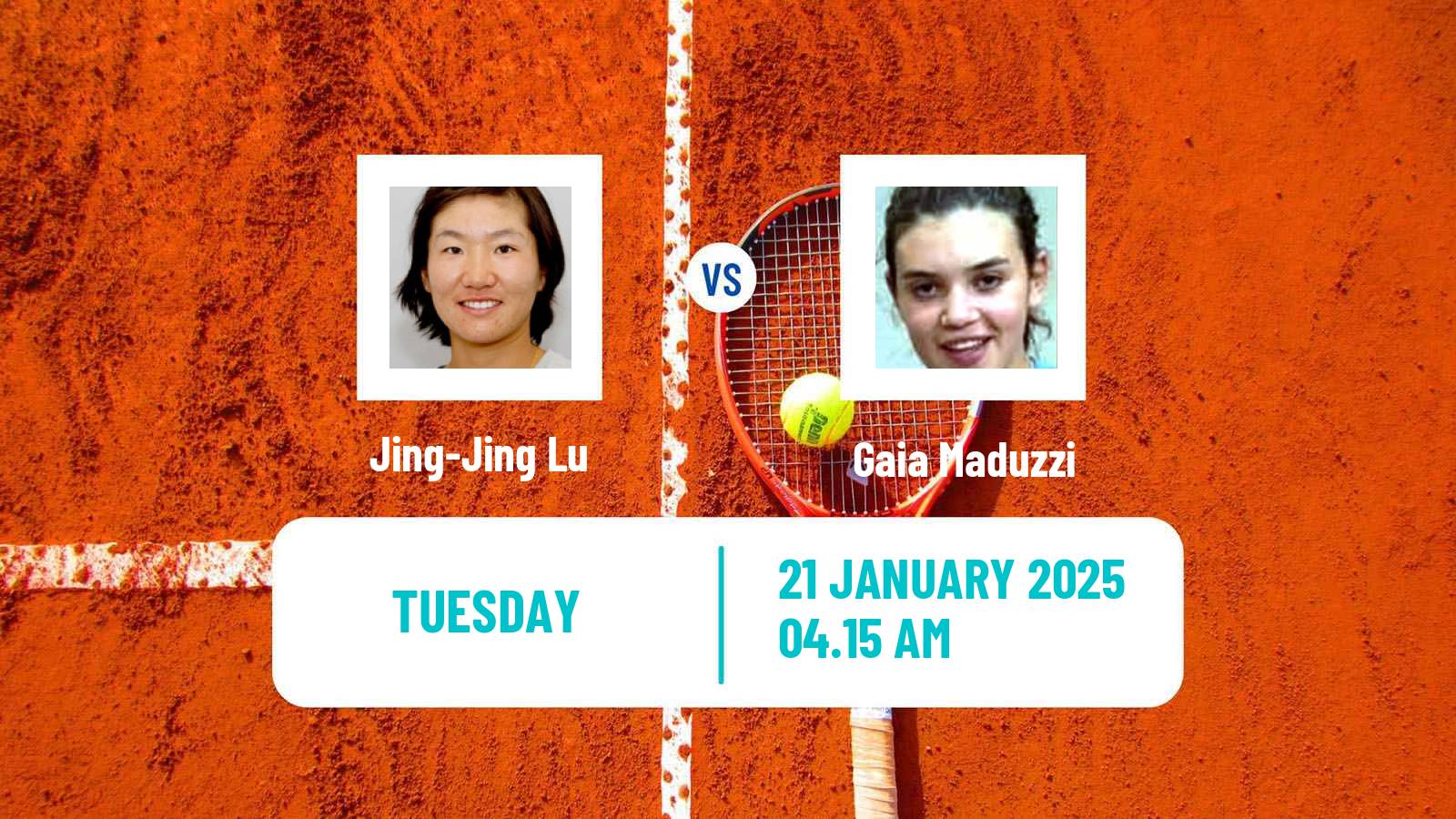 Tennis ITF W15 Antalya 3 Women Jing-Jing Lu - Gaia Maduzzi