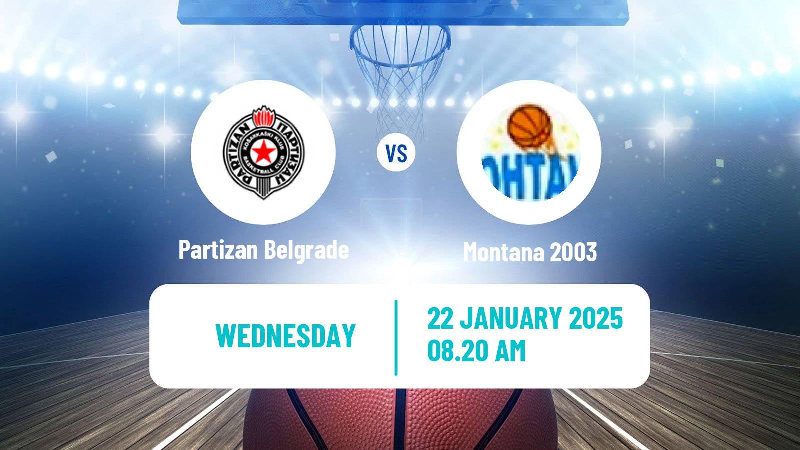 Basketball WABA League Partizan Belgrade - Montana 2003