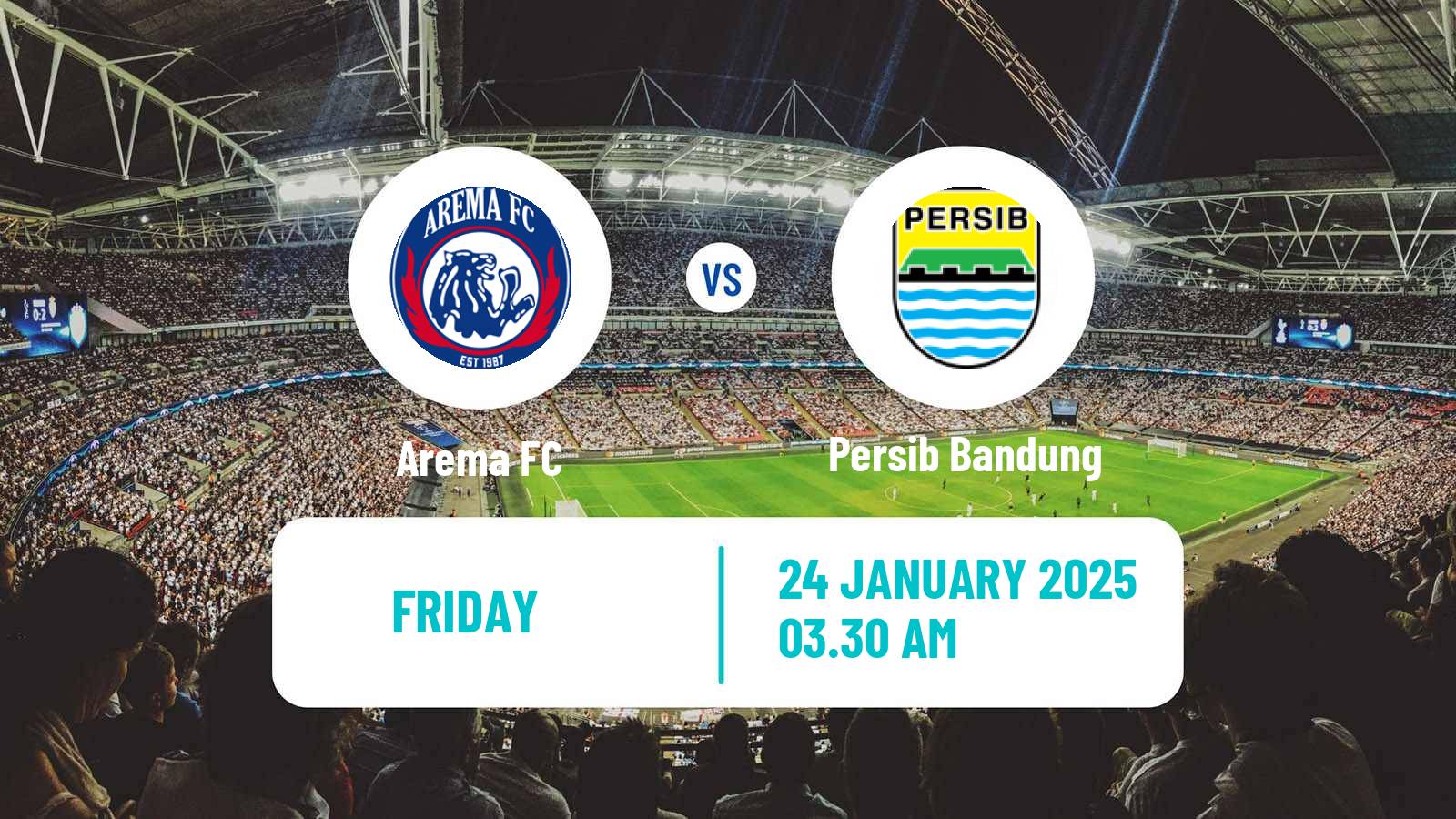 Soccer Indonesian Liga 1 Arema - Persib Bandung