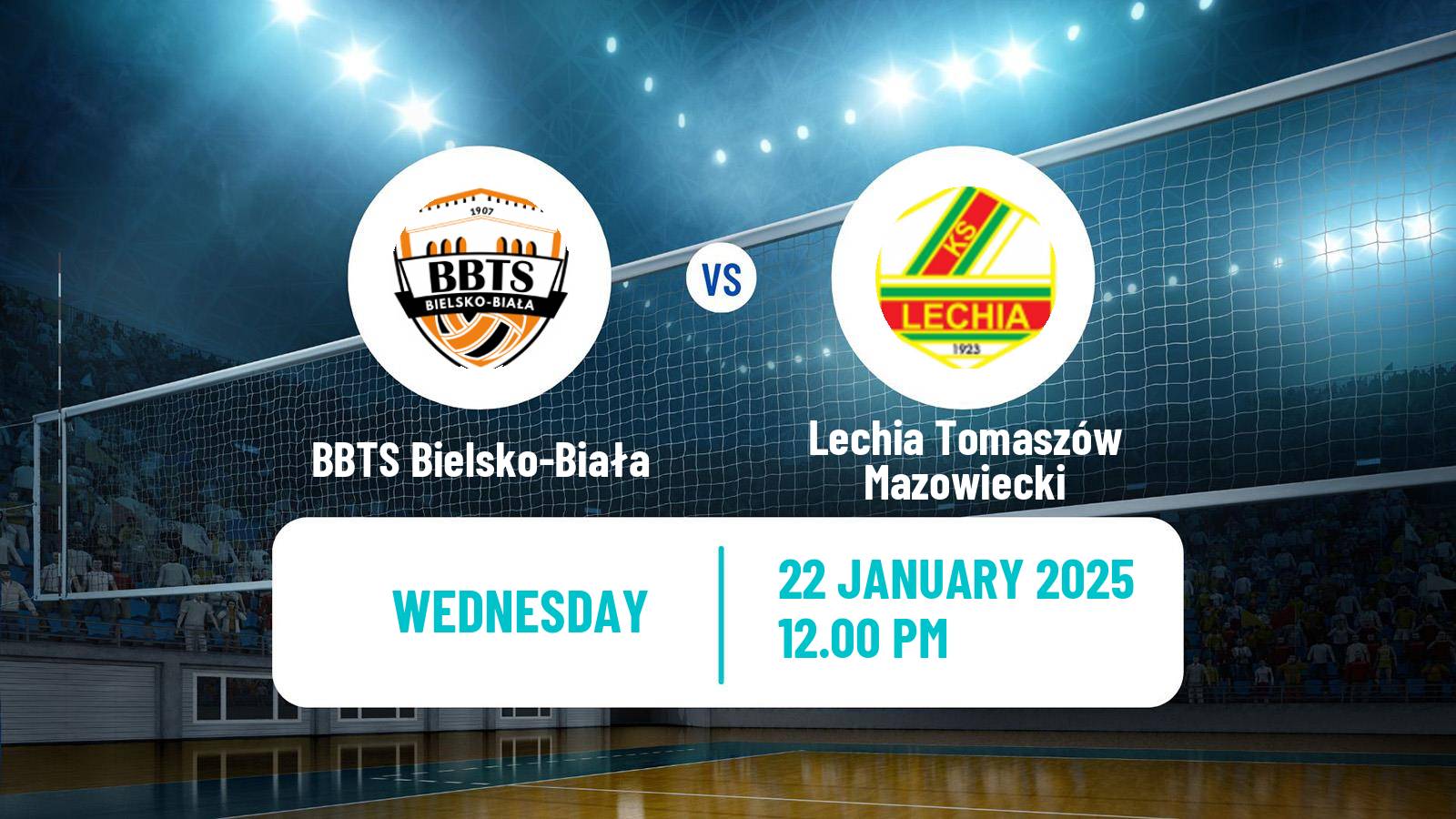 Volleyball Polish I Liga Volleyball BBTS Bielsko-Biała - Lechia Tomaszów Mazowiecki