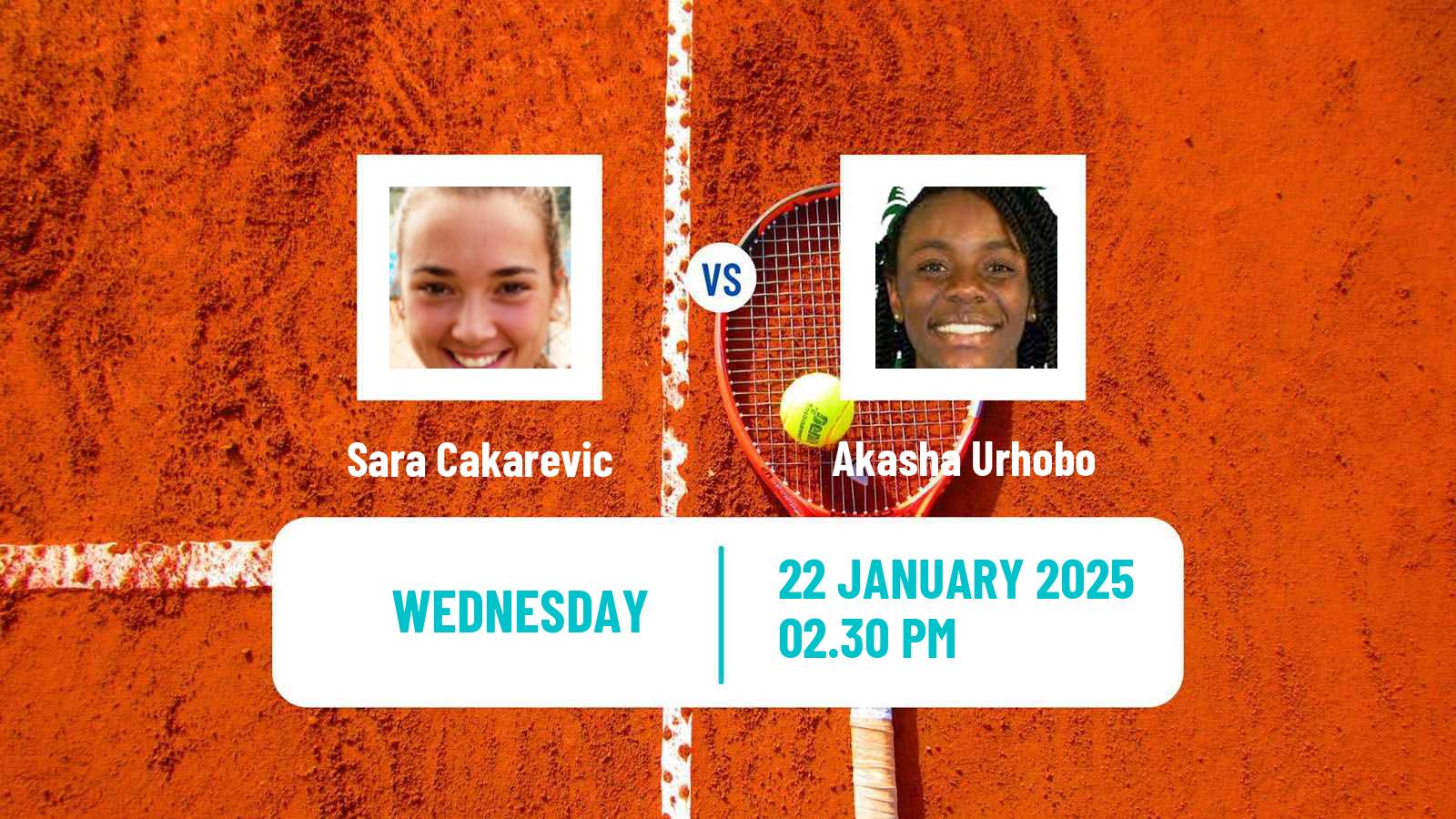 Tennis ITF W75 Vero Beach Fl Women Sara Cakarevic - Akasha Urhobo