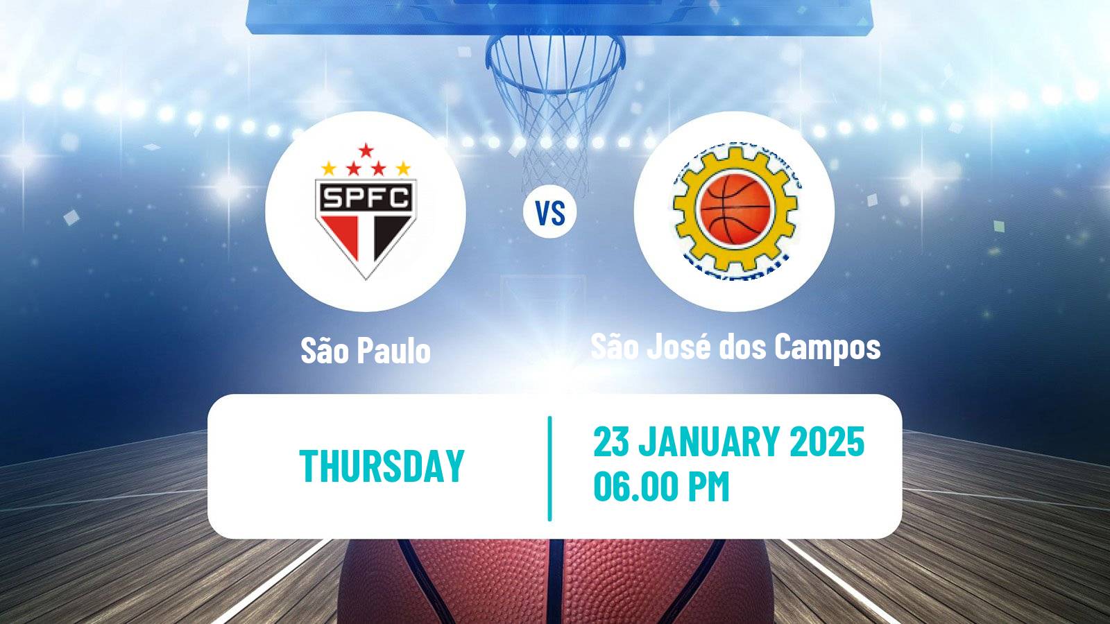 Basketball Brazilian NBB São Paulo - São José dos Campos