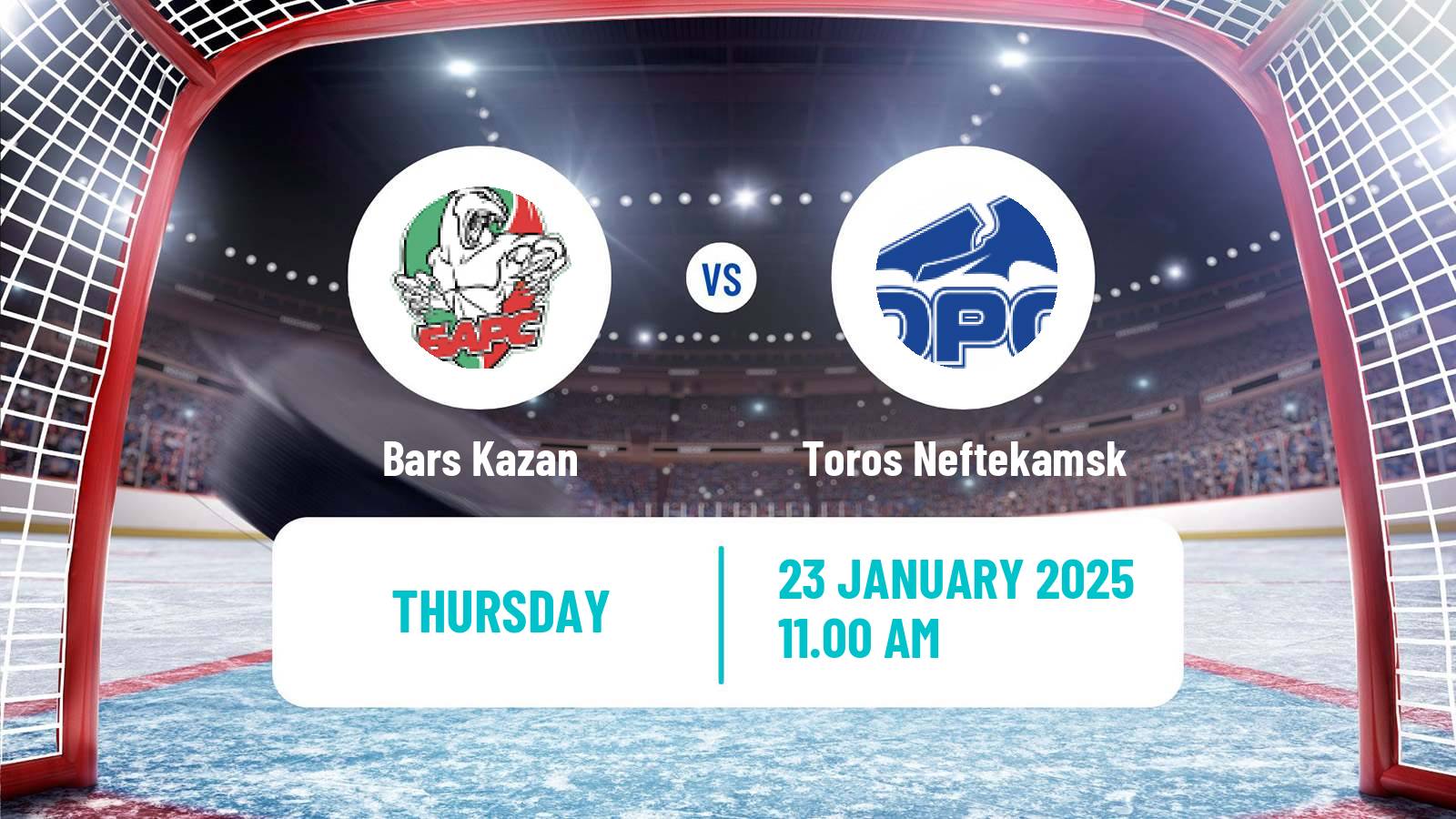 Hockey VHL Bars Kazan - Toros Neftekamsk