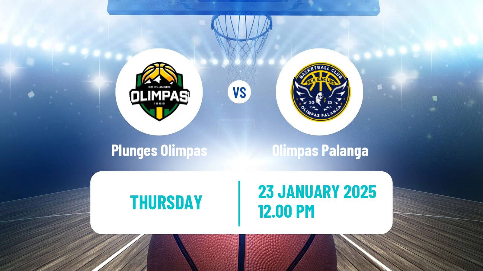 Basketball Lietuvos NKL Plunges Olimpas - Olimpas Palanga